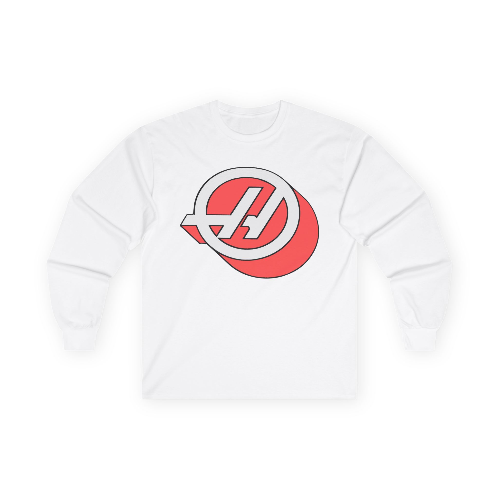 Haas F1 3d Roundel Unisex Ultra Cotton Long Sleeve Tee