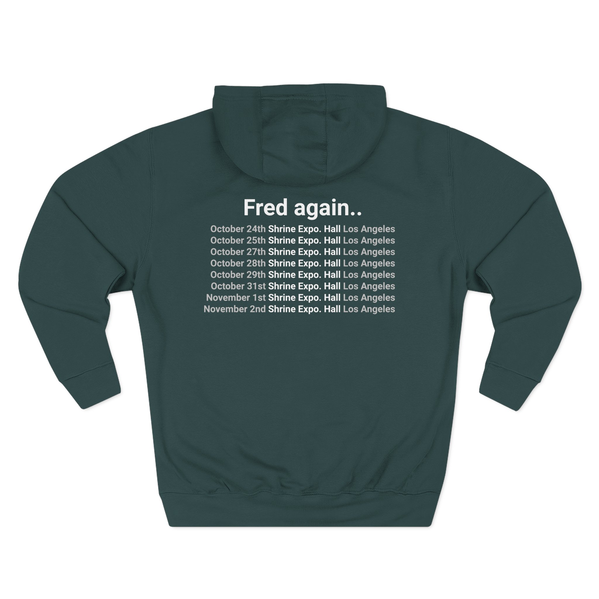 Fred Again Shrine Again Three-Panel Fleece Hoodie