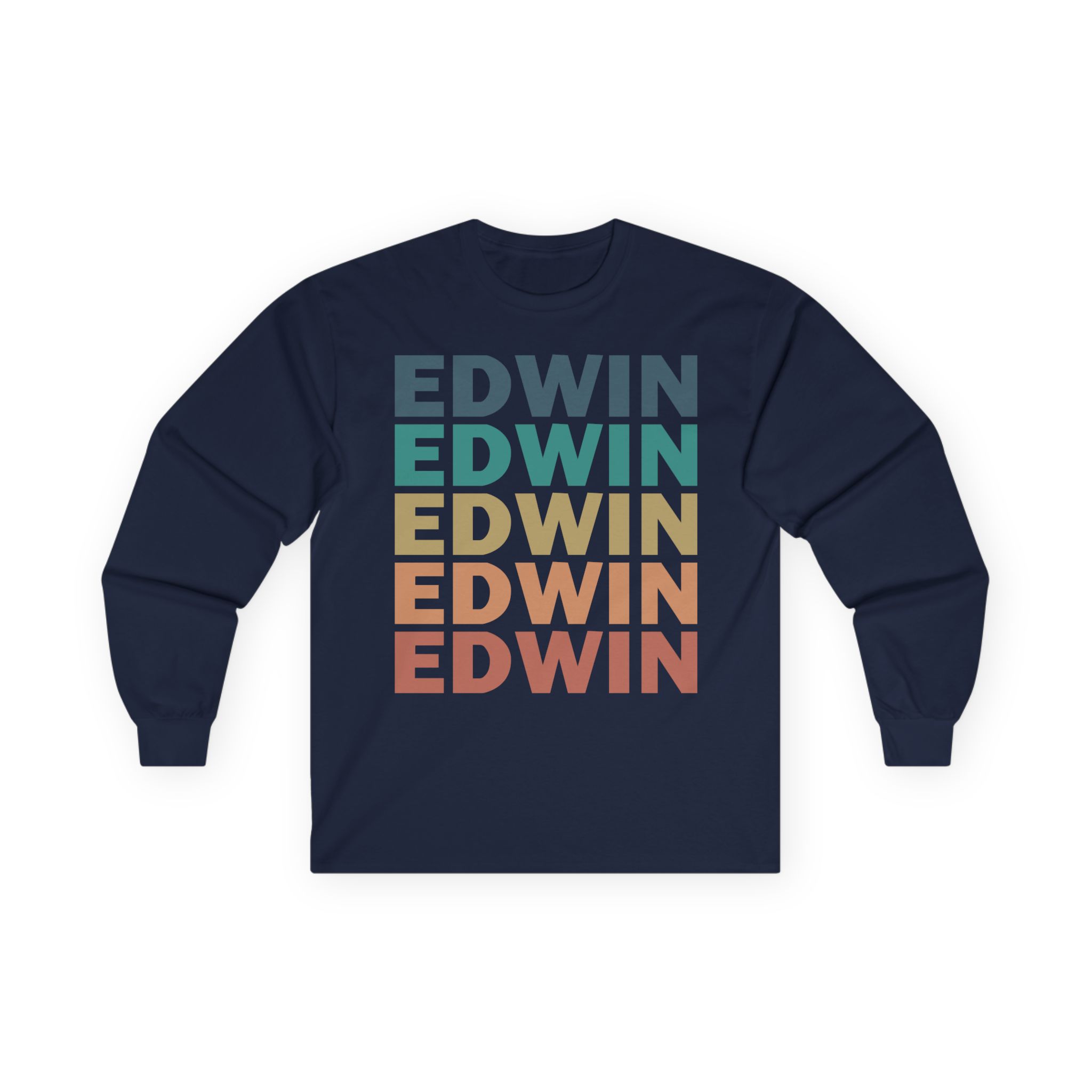 Edwin Rosen Retro Unisex Ultra Cotton Long Sleeve Tee