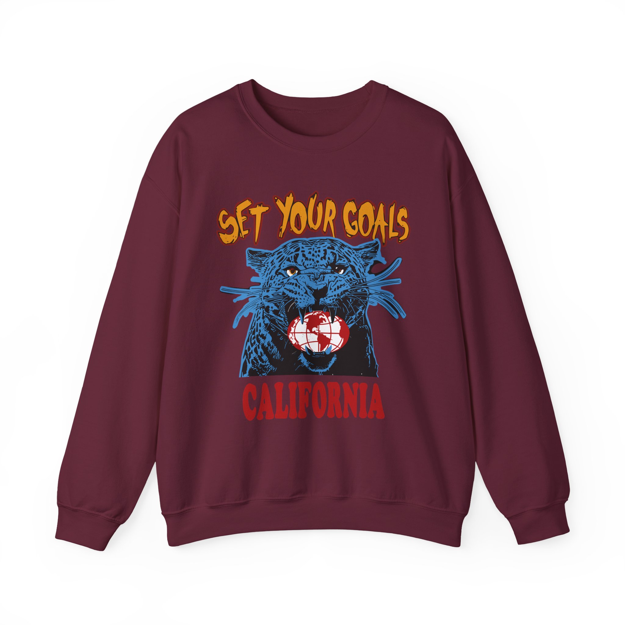 Set Your Goals Jaguar Unisex Heavy Blendâ„¢ Crewneck Sweatshirt