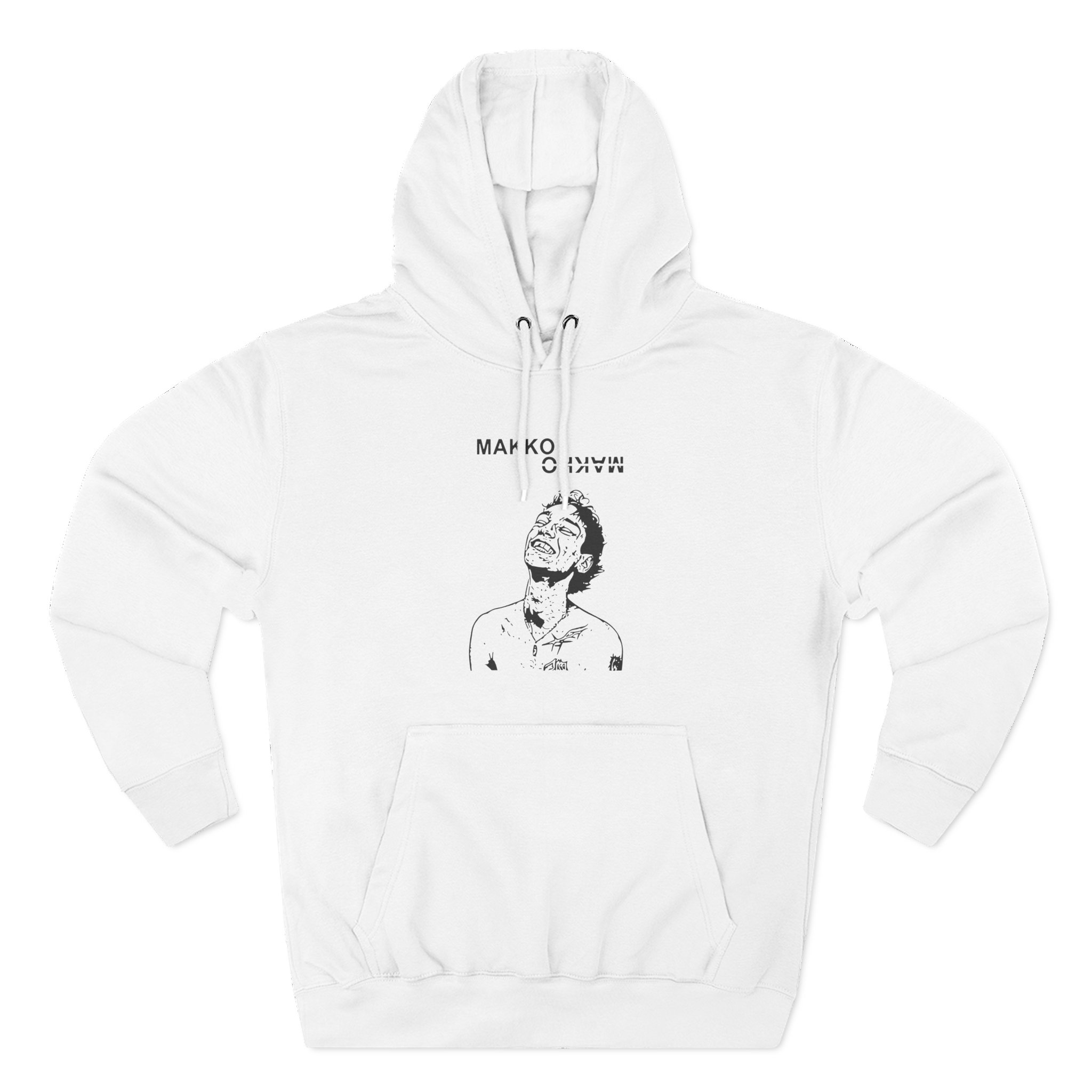 Makko Three-Panel Fleece Hoodie