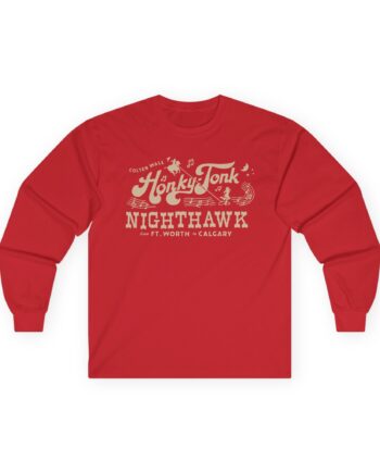 Colter Wall Honky-tonk Nighthawk Unisex Ultra Cotton Long Sleeve Tee