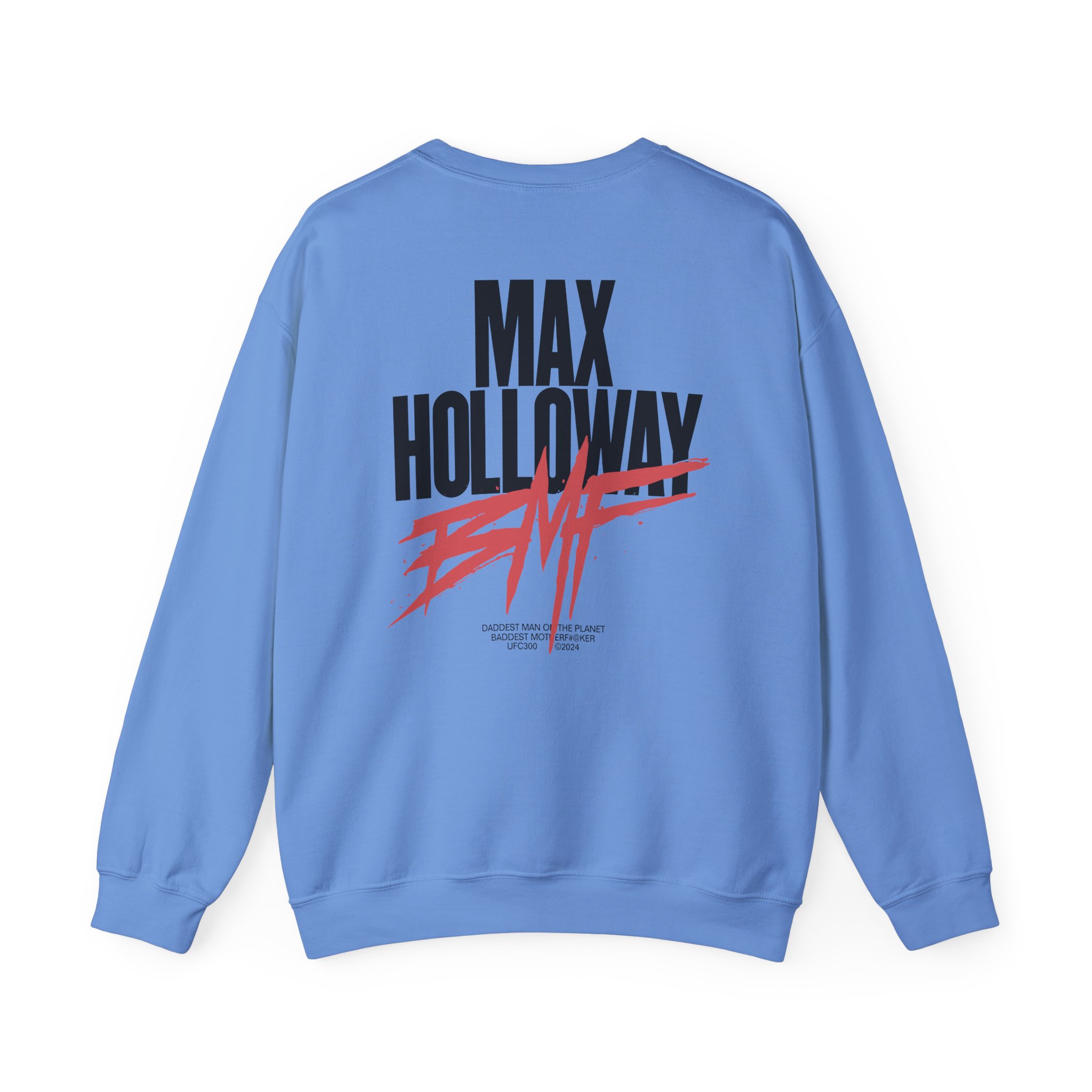 Max Holloway Dmp/bmf Unisex Heavy Blendâ„¢ Crewneck Sweatshirt