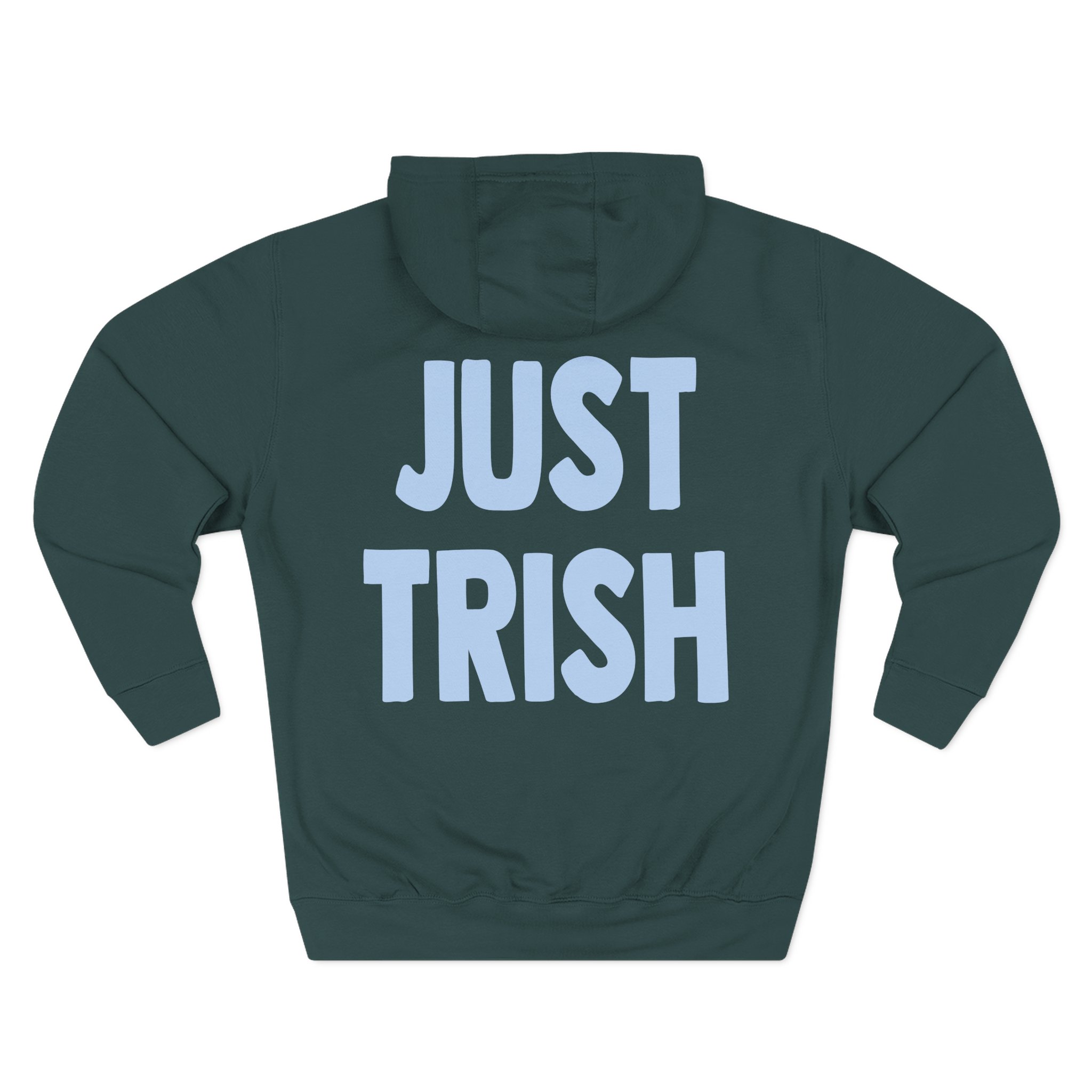 Just Trish Three-Panel Fleece Hoodie