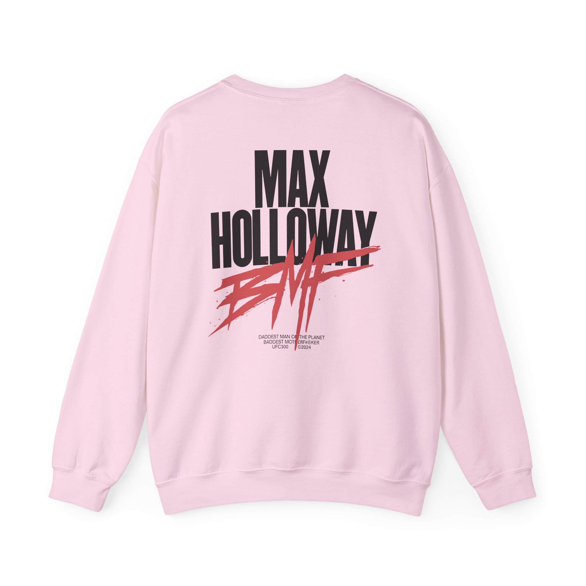 Max Holloway Dmp/bmf Unisex Heavy Blendâ„¢ Crewneck Sweatshirt