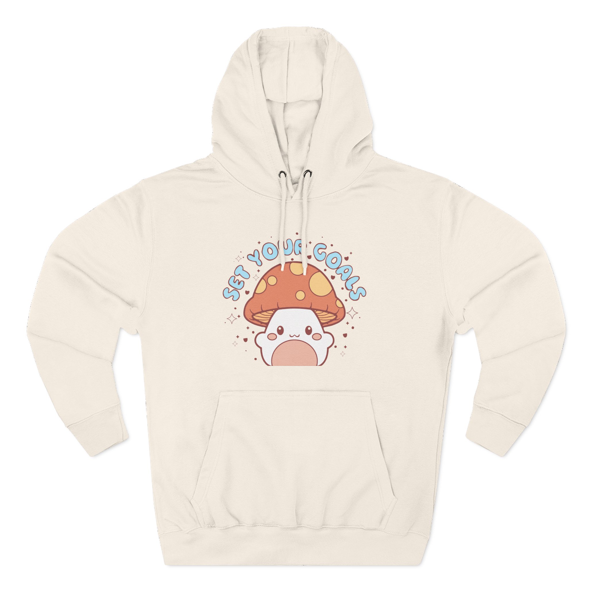 Set Your Goals Shroom Three-Panel Fleece Hoodie