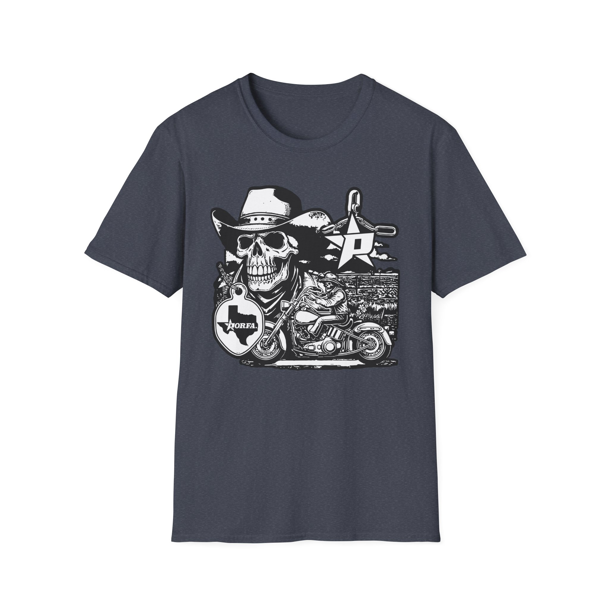 Porfa Texas Ride Unisex Softstyle T-Shirt