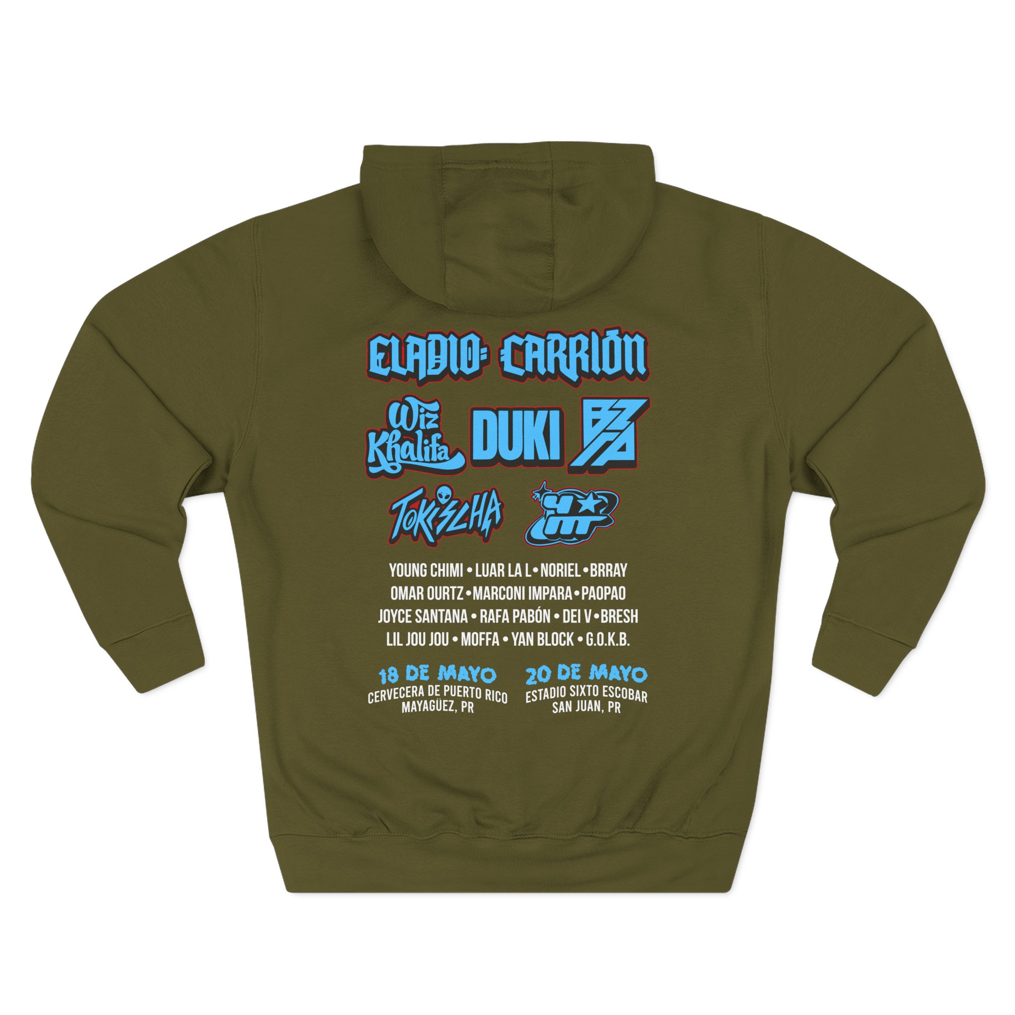 Eladio Carrion Sauce Boyz Fes Three-Panel Fleece Hoodie