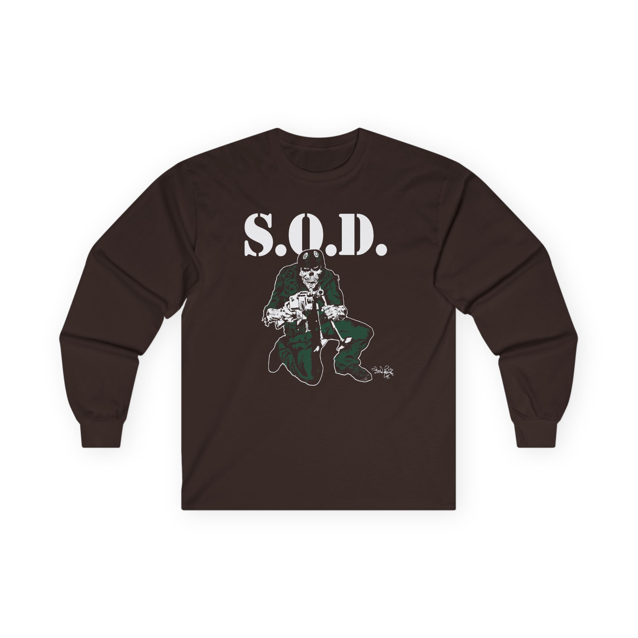 Stormtroopers of Death S.o.d. Schism Tour "85" Speak English or Die Unisex Ultra Cotton Long Sleeve Tee
