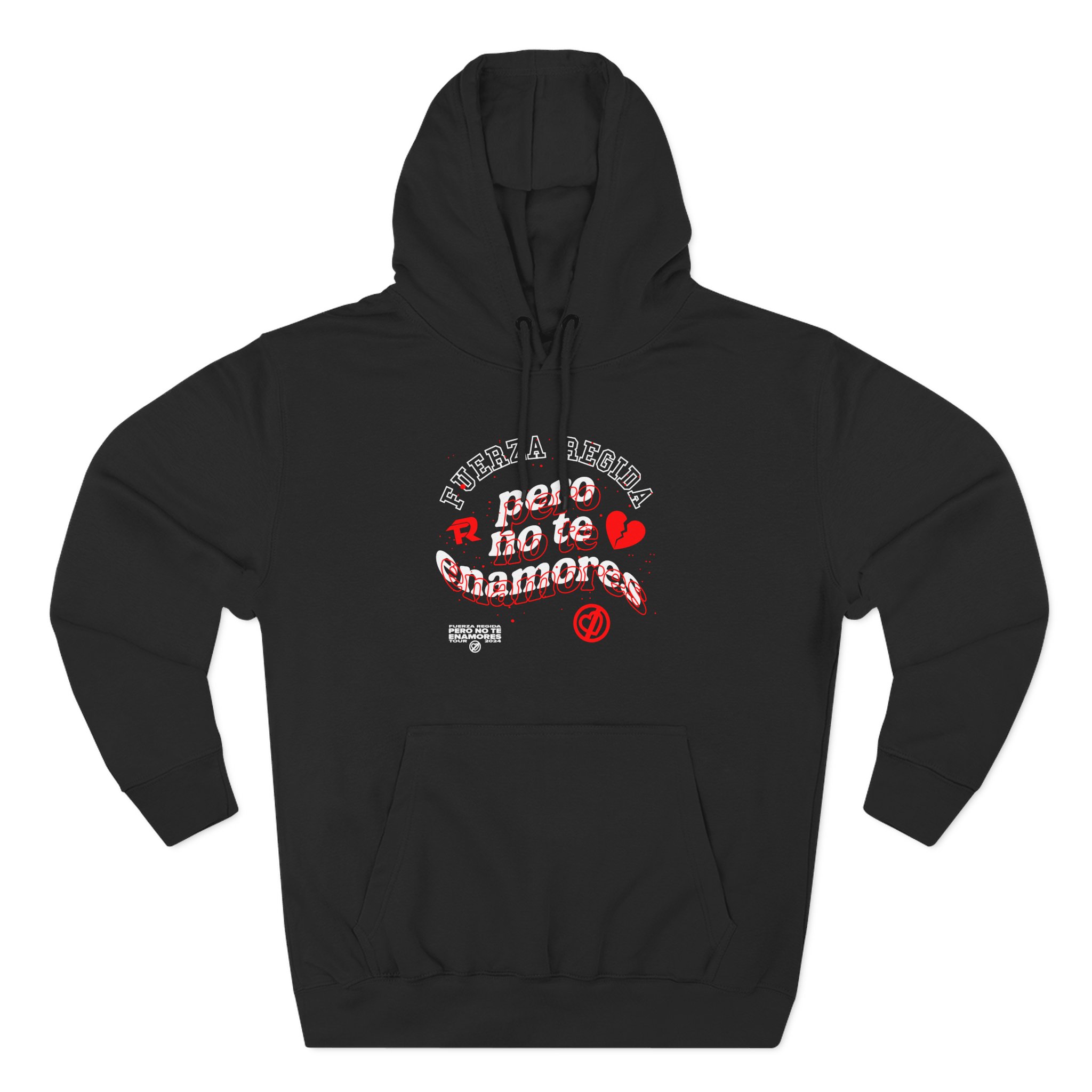 Fuerza Regida Broken Heart Three-Panel Fleece Hoodie