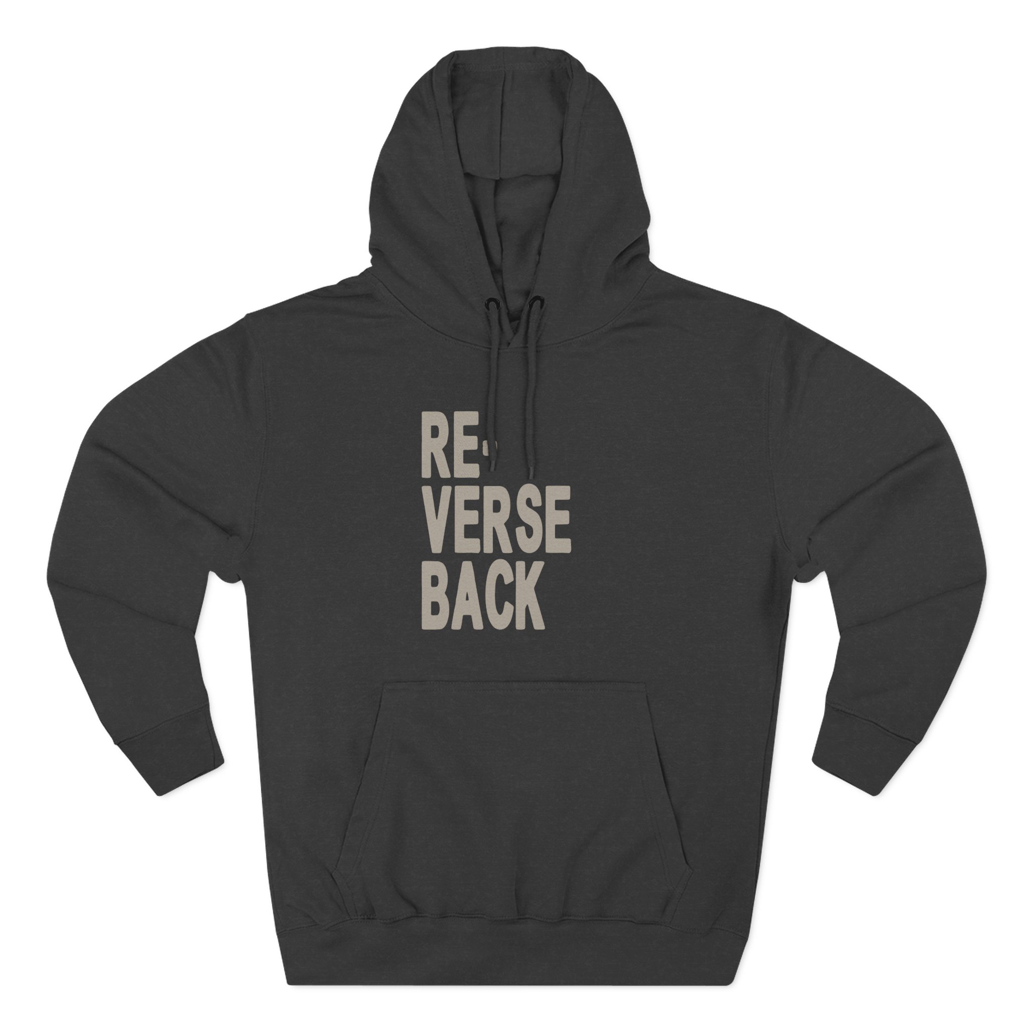 Armchair Expert Reverse Back Three-Panel Fleece Hoodie