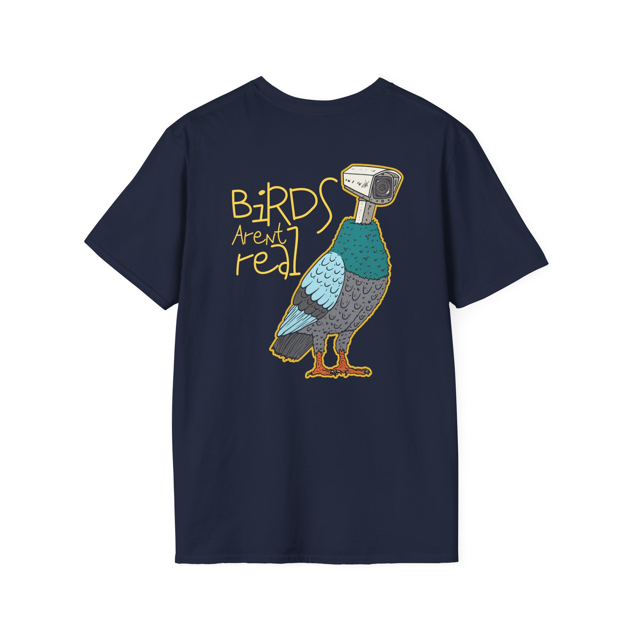 Birds Arent Real Unisex Softstyle T-Shirt