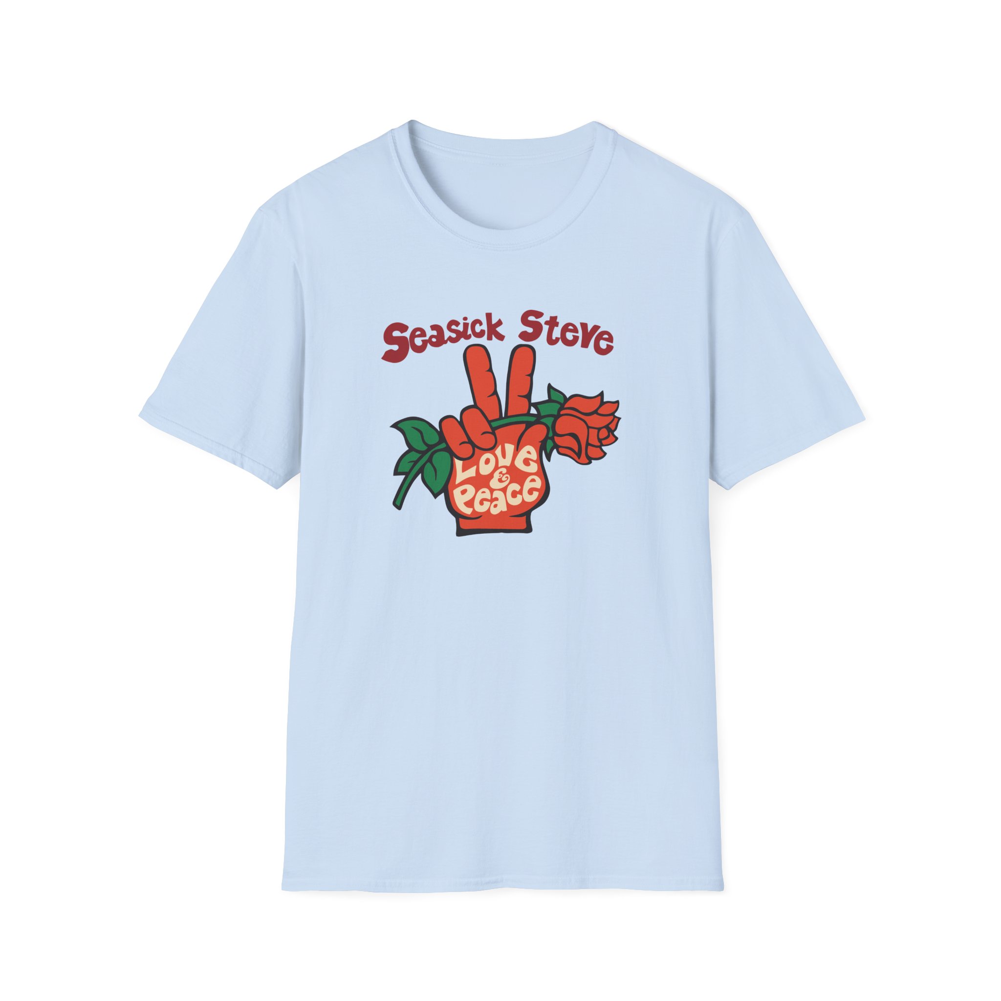 Seasick Steve Love & Peace Unisex Softstyle T-Shirt