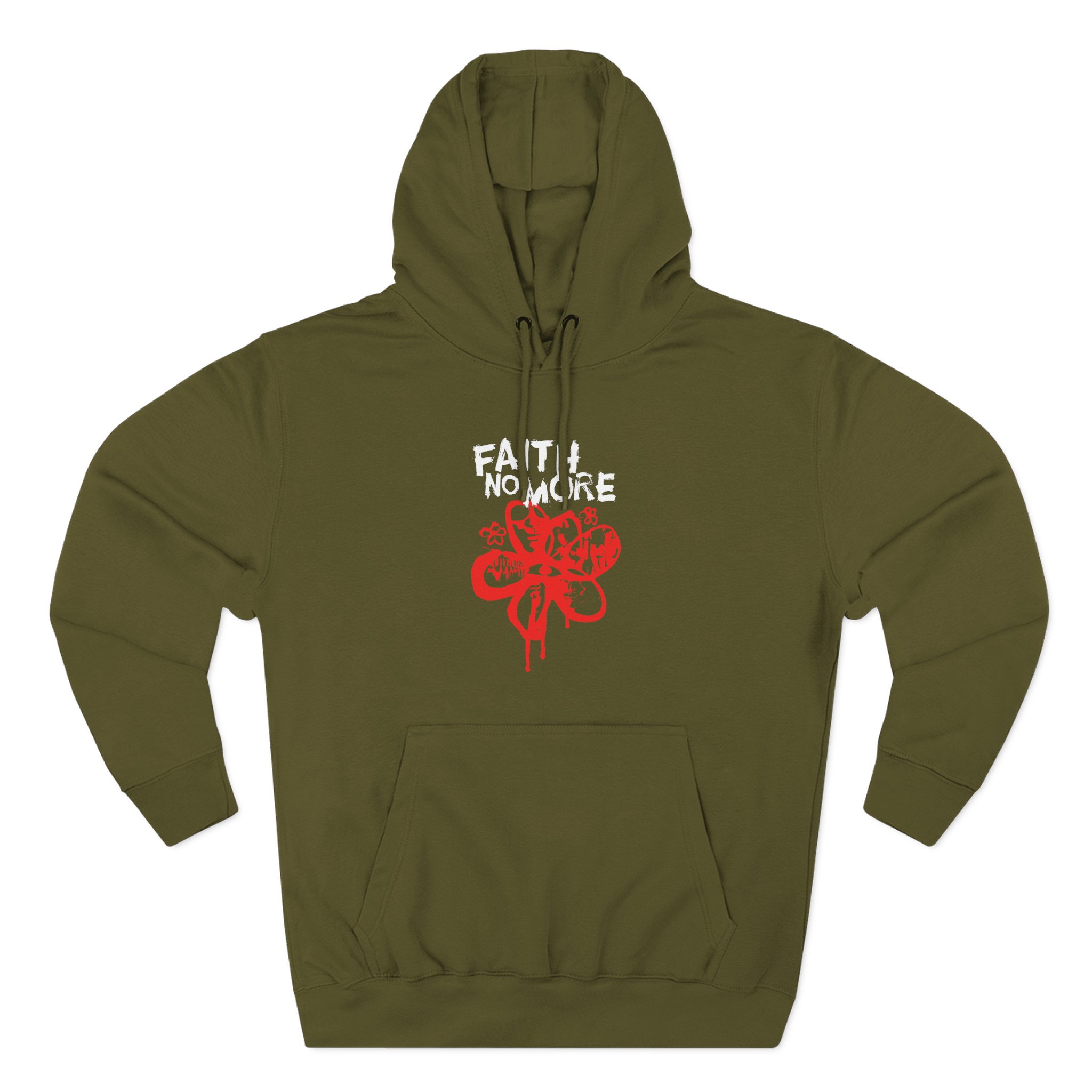 Faith No More Flower Three-Panel Fleece Hoodie