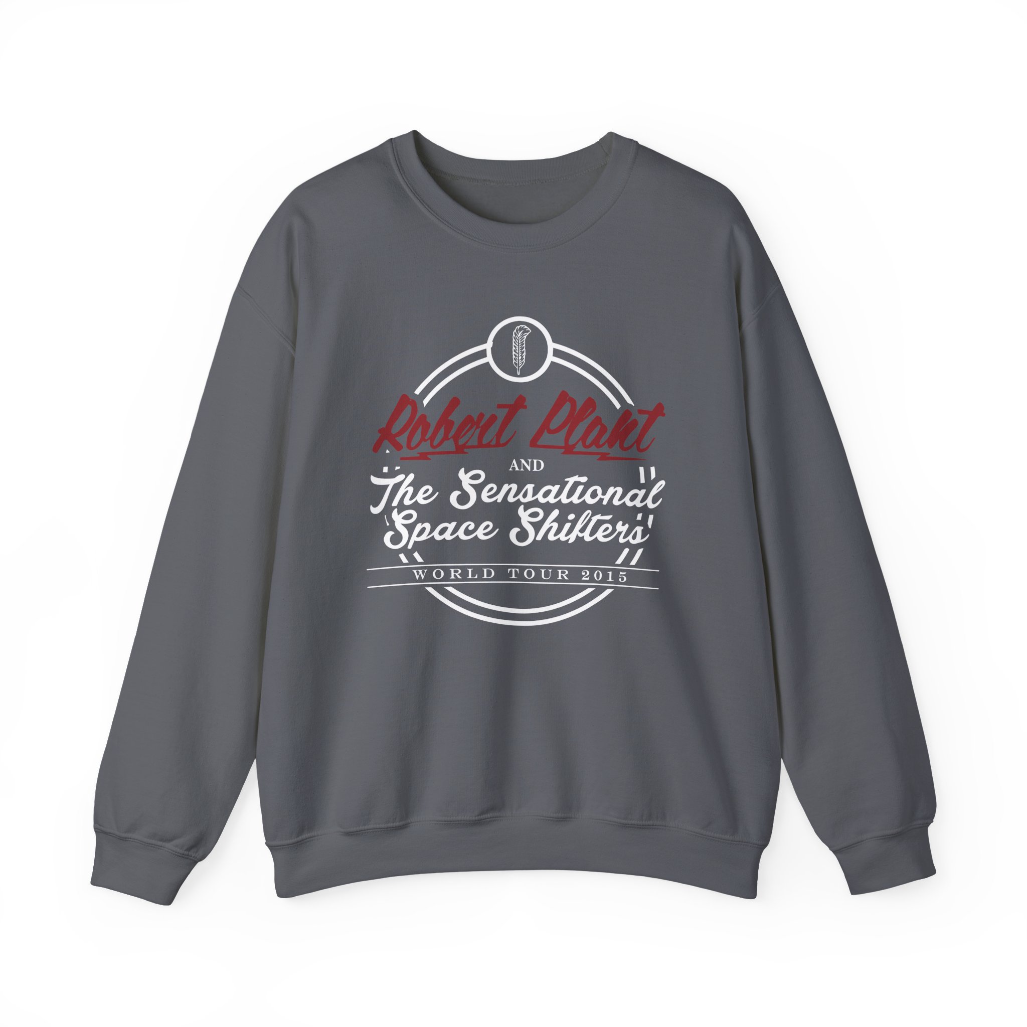 Robert Plant Logo itin Summer 2015 Unisex Heavy Blendâ„¢ Crewneck Sweatshirt