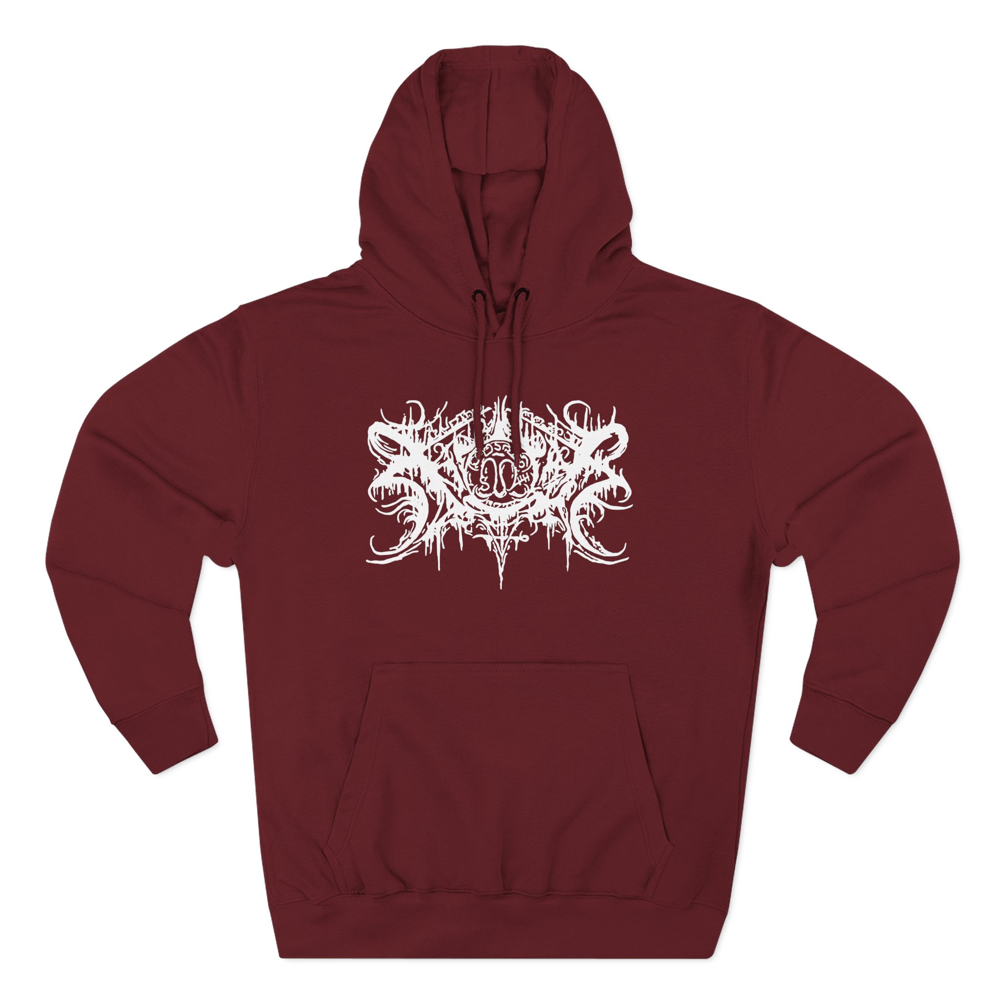 Xasthur Logo Three-Panel Fleece Hoodie