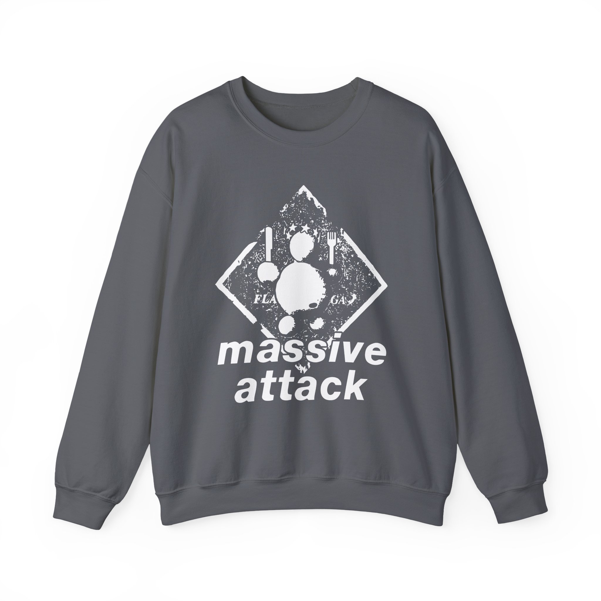 Massive Attack Unisex Heavy Blendâ„¢ Crewneck Sweatshirt