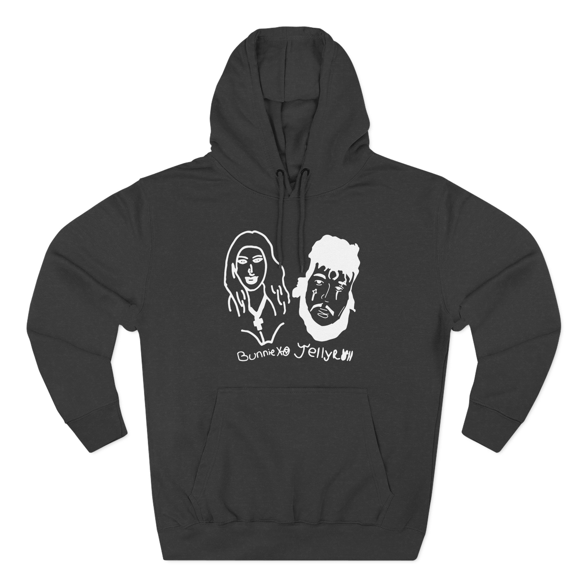 Bunnie Xo Jelly Roll Three-Panel Fleece Hoodie