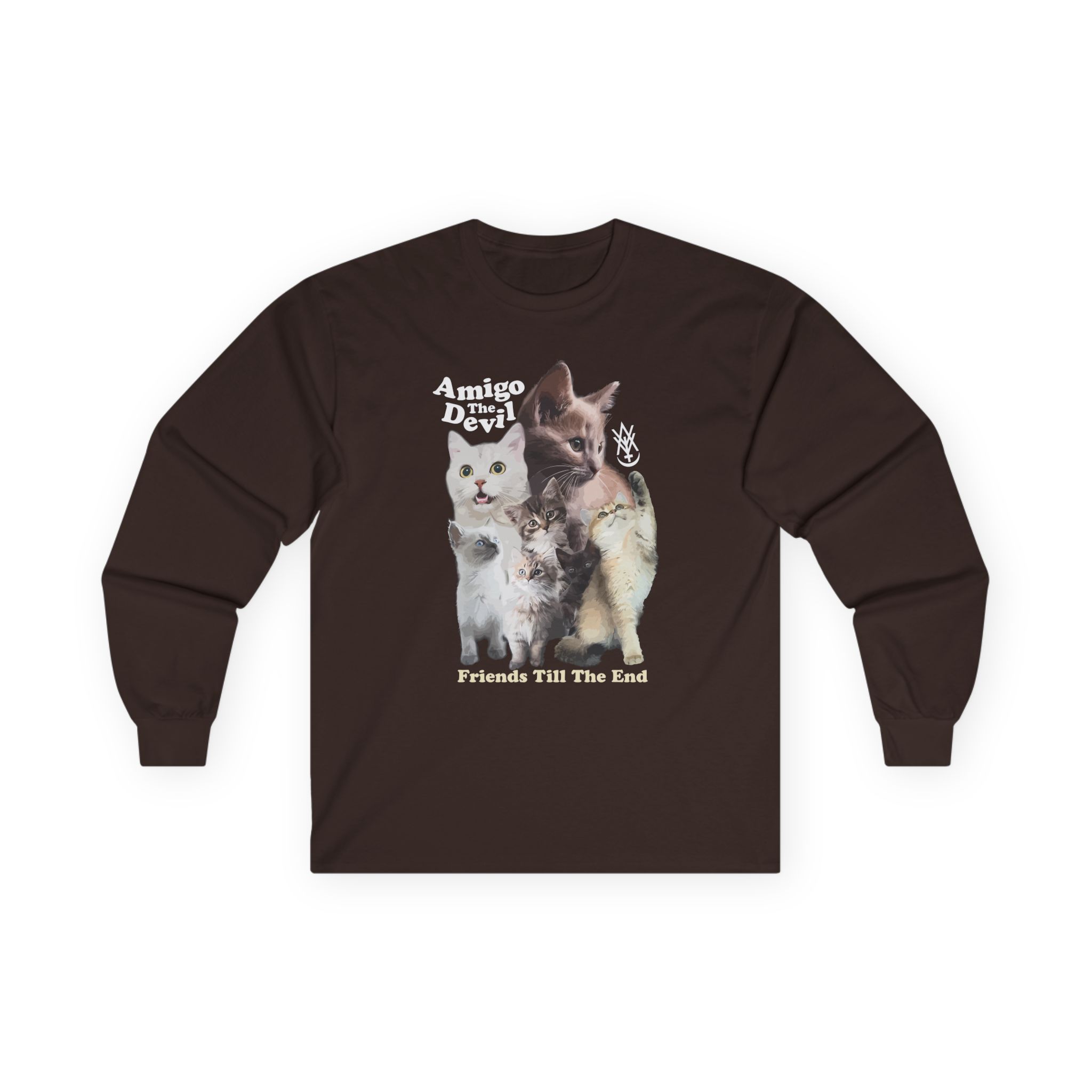 Amigo the Devil Too Many Puppies Unisex Ultra Cotton Long Sleeve Tee