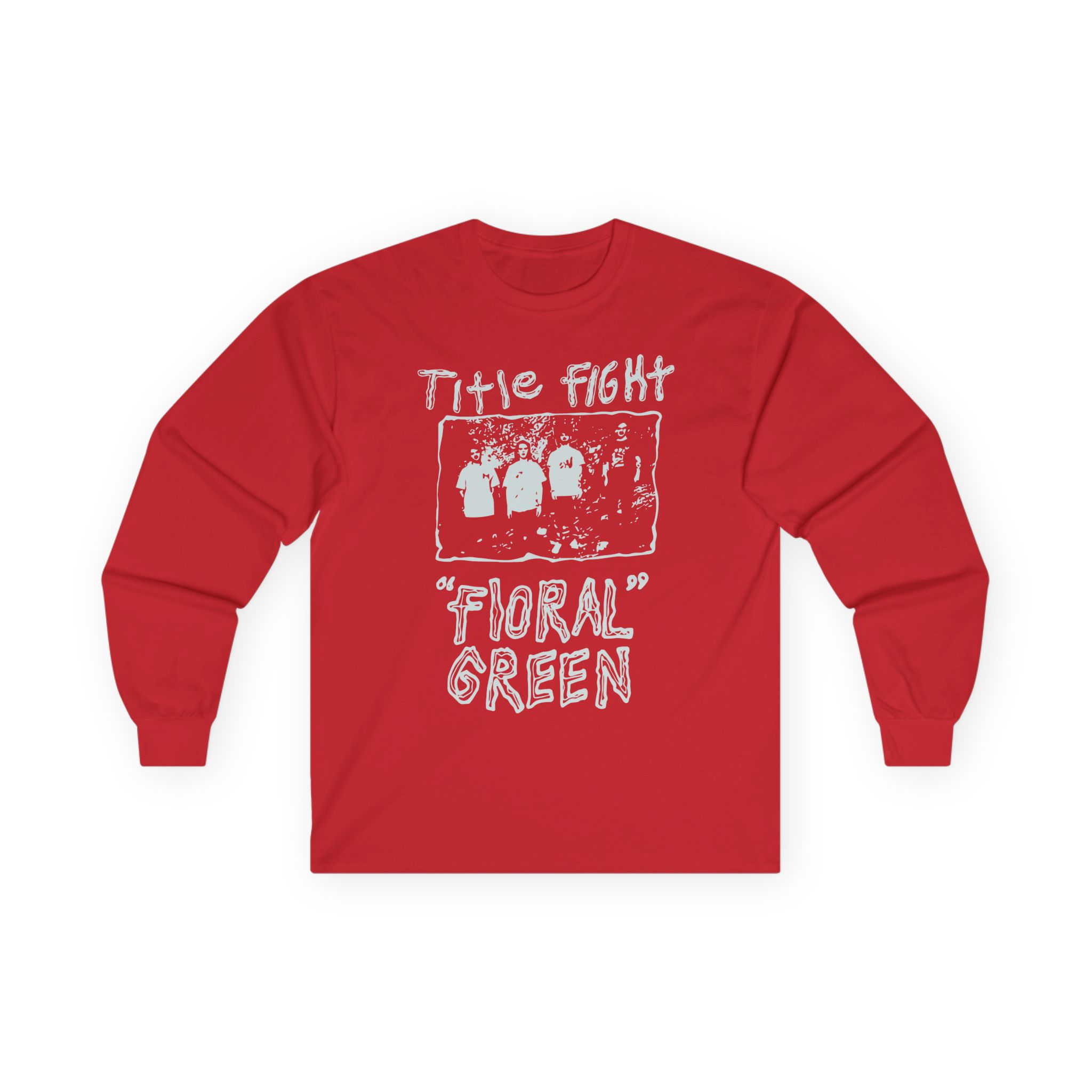 Title Fight Floral Green Unisex Ultra Cotton Long Sleeve Tee