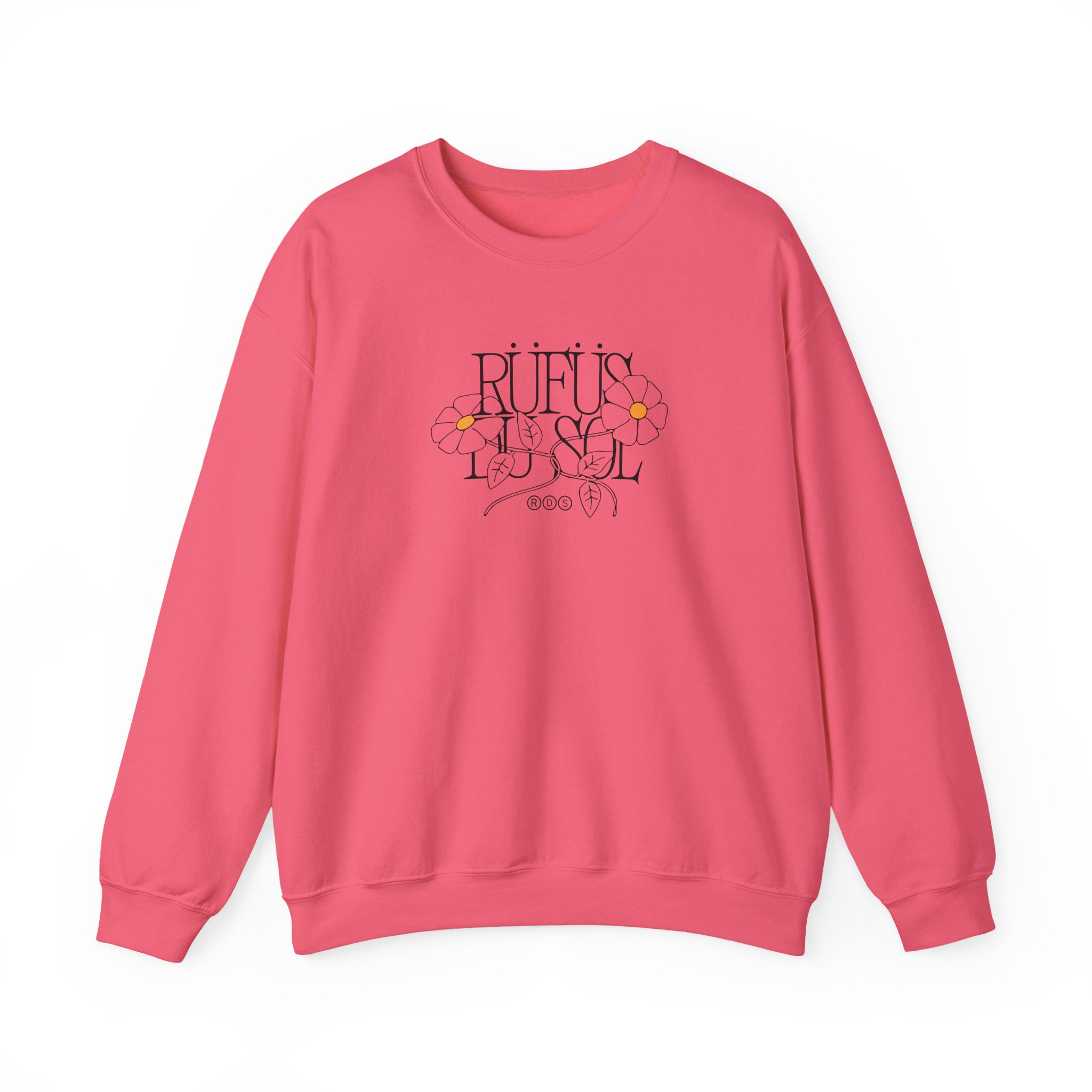 Rufus Du Sol Flower Ecru Unisex Heavy Blendâ„¢ Crewneck Sweatshirt