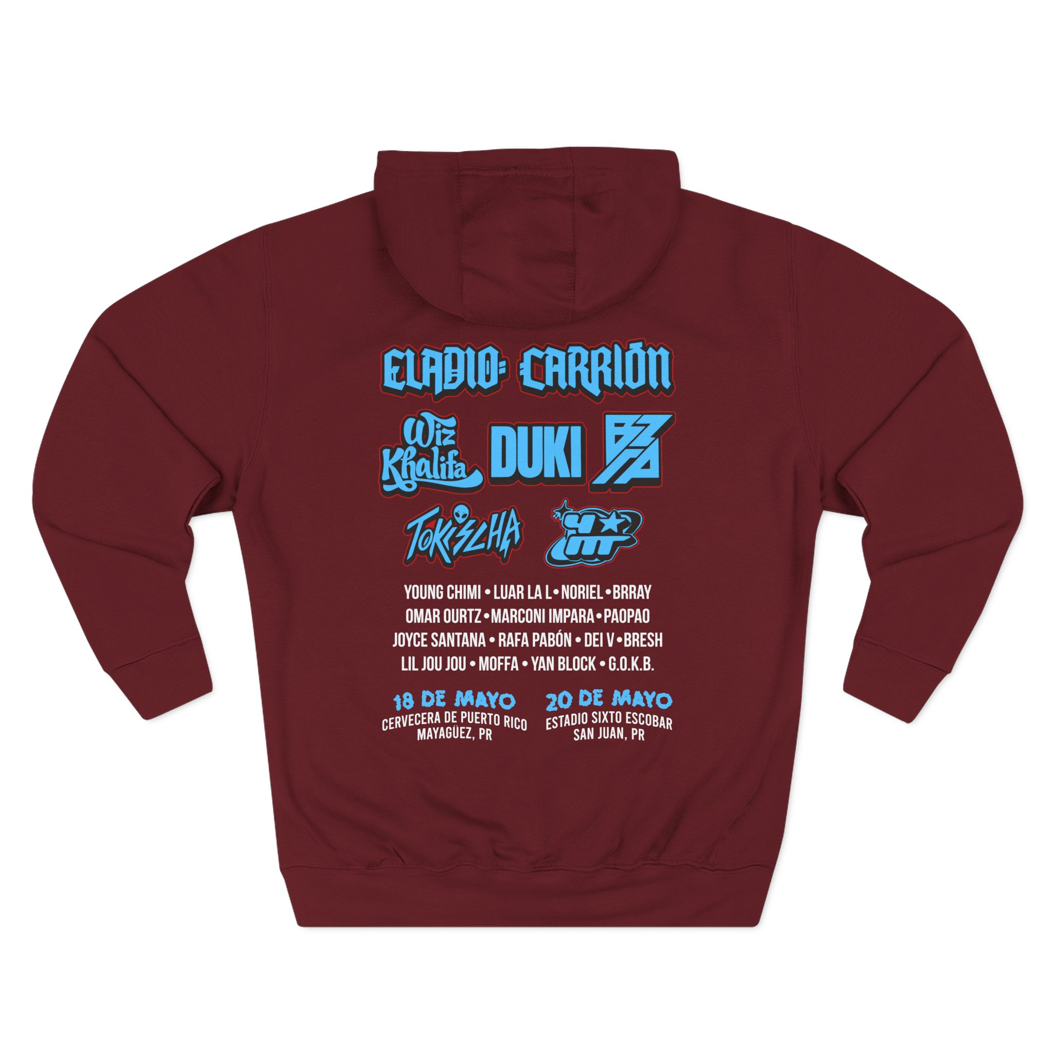 Eladio Carrion Sauce Boyz Fes Three-Panel Fleece Hoodie