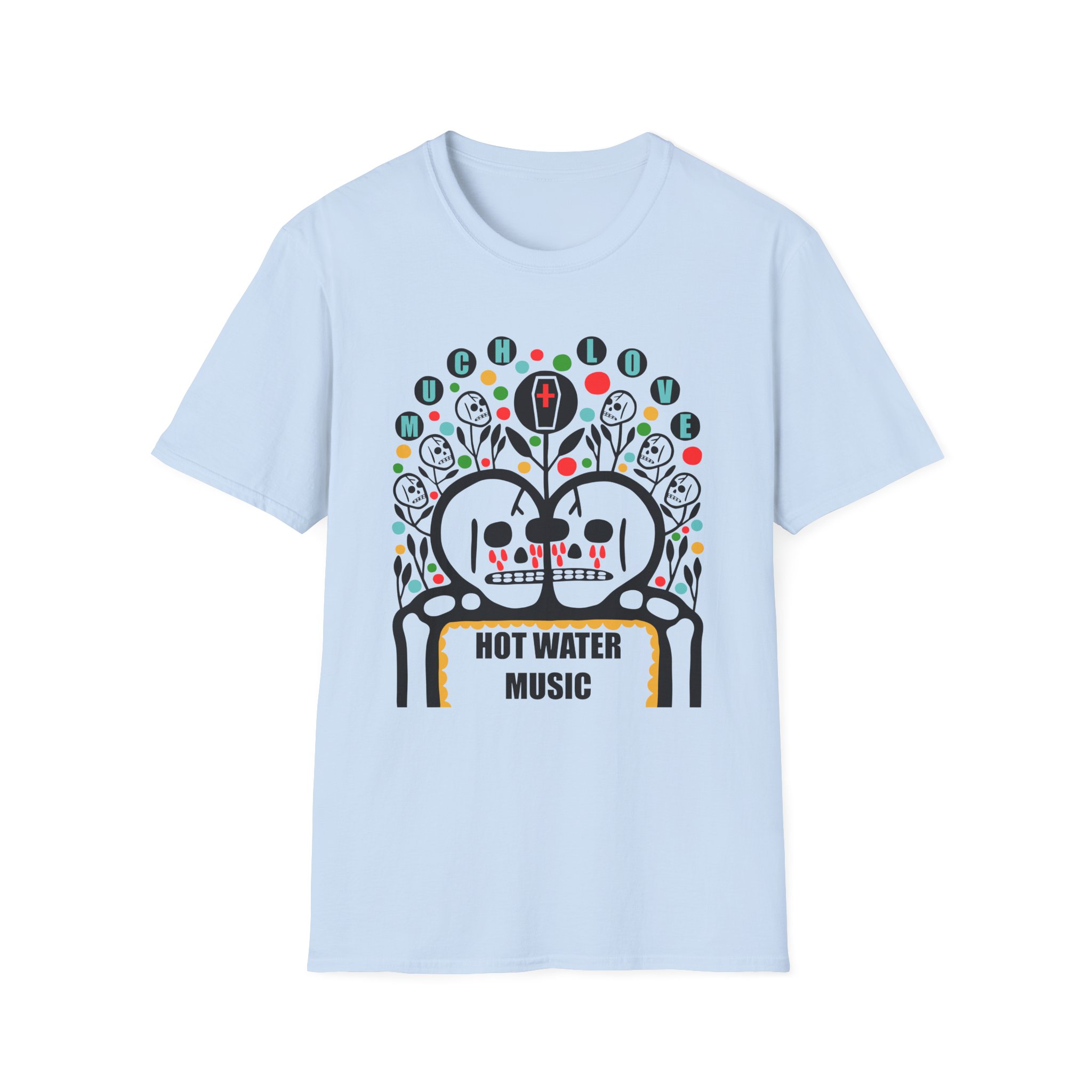 Hot Water Music Much Love Unisex Softstyle T-Shirt