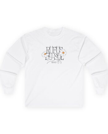 Rufus Du Sol Flower Ecru Unisex Ultra Cotton Long Sleeve Tee