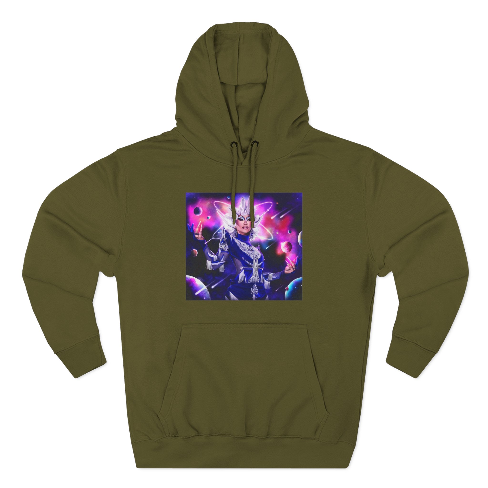 Anetra Galaxy Three-Panel Fleece Hoodie