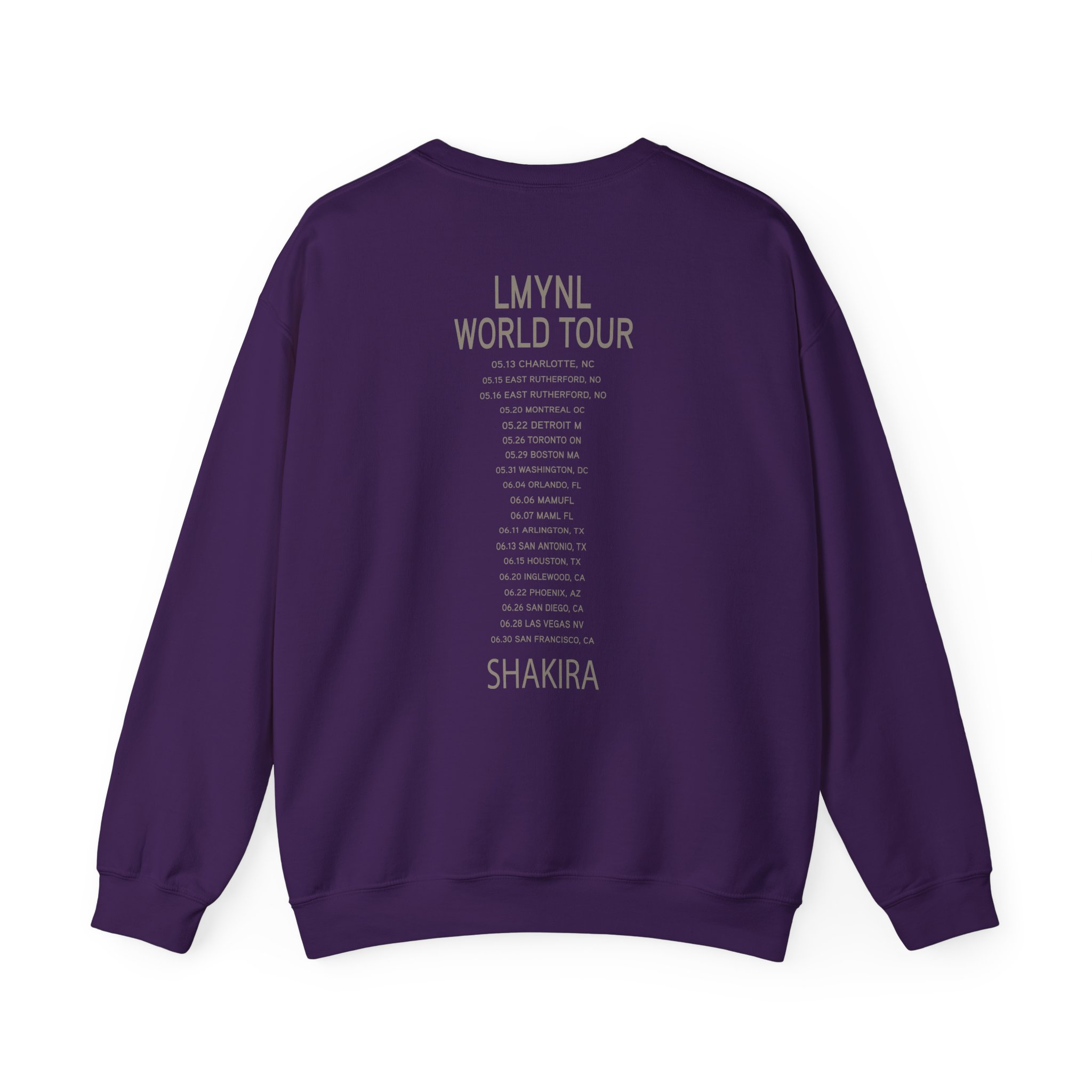Shakira Dollar Bill Unisex Heavy Blendâ„¢ Crewneck Sweatshirt