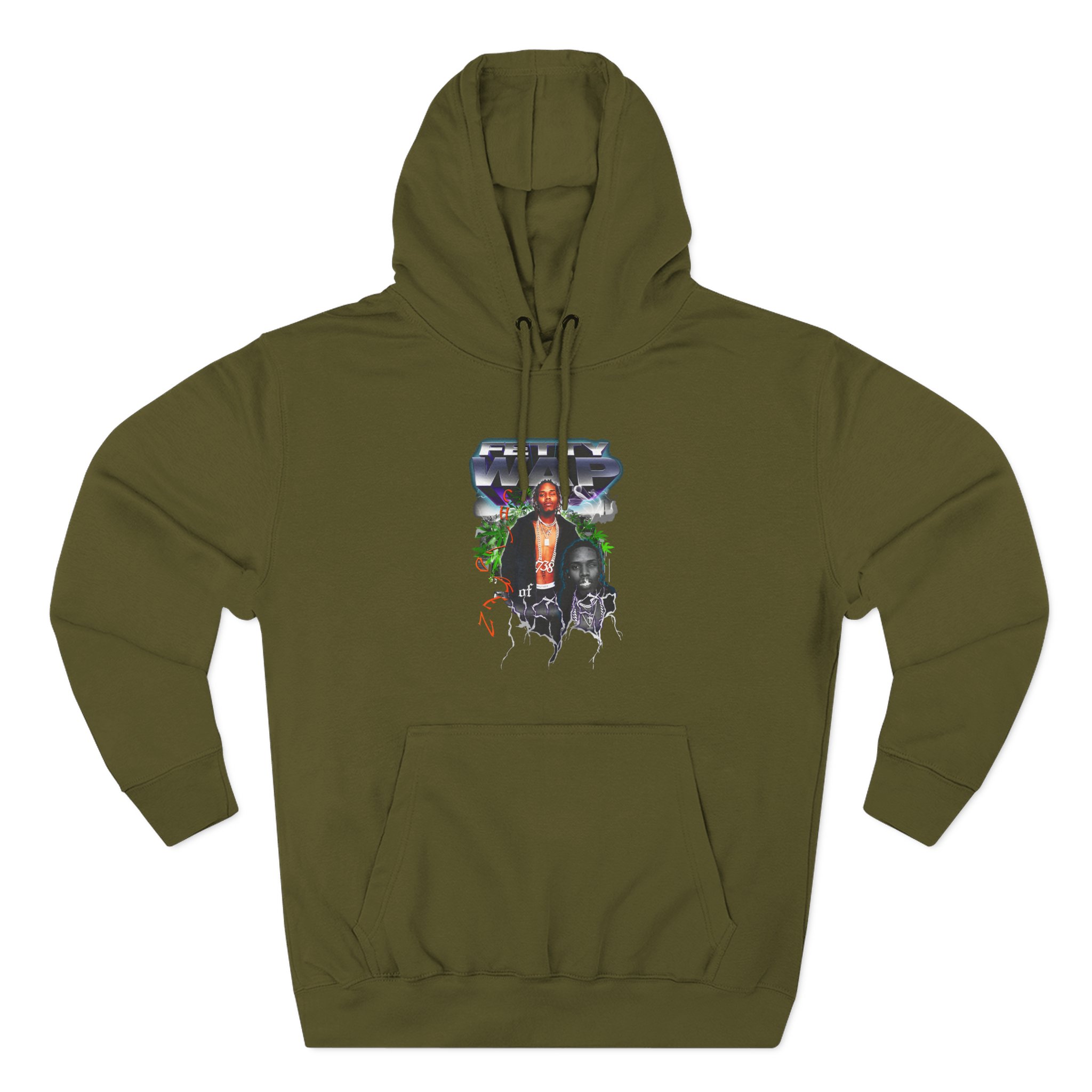 Fetty Wap Three-Panel Fleece Hoodie