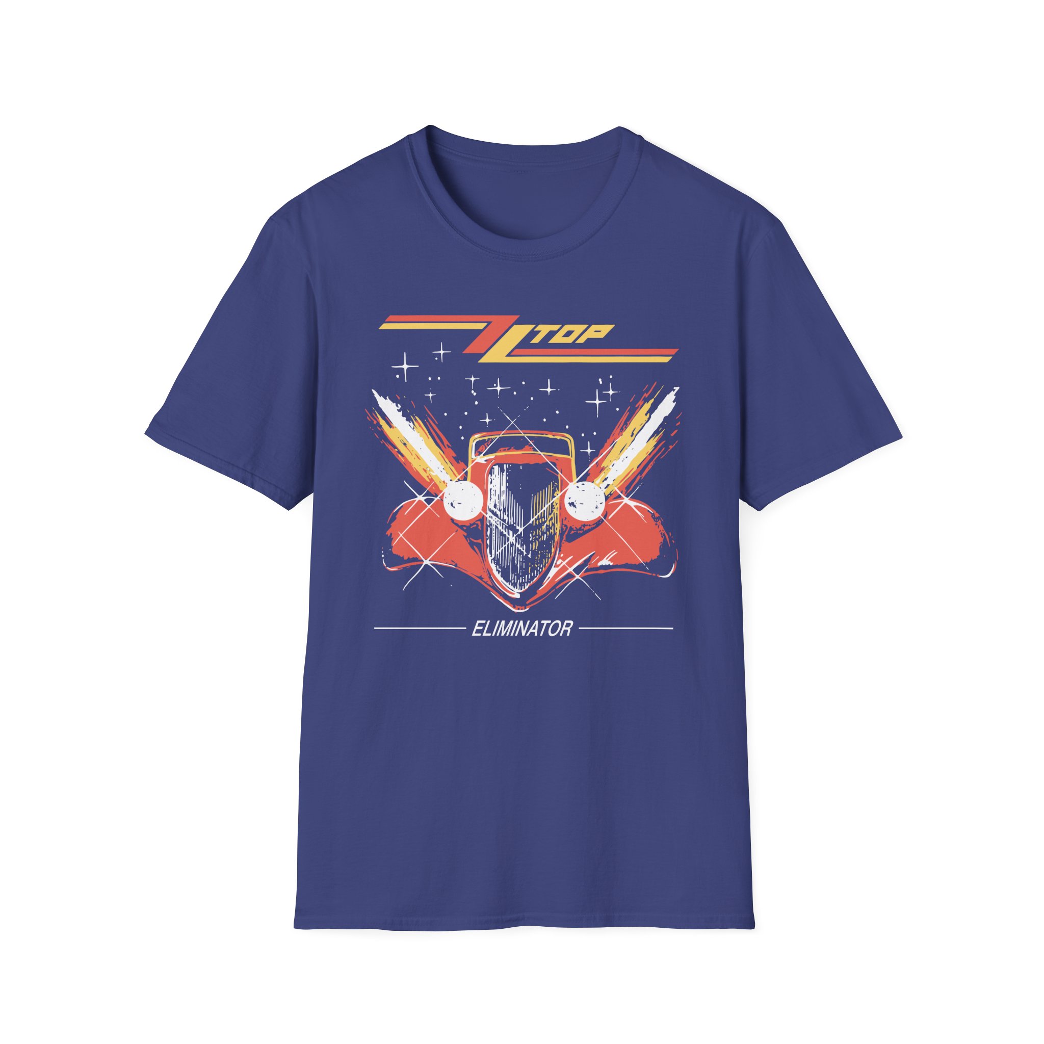 ZZ Top Eliminator Illustrated Unisex Softstyle T-Shirt