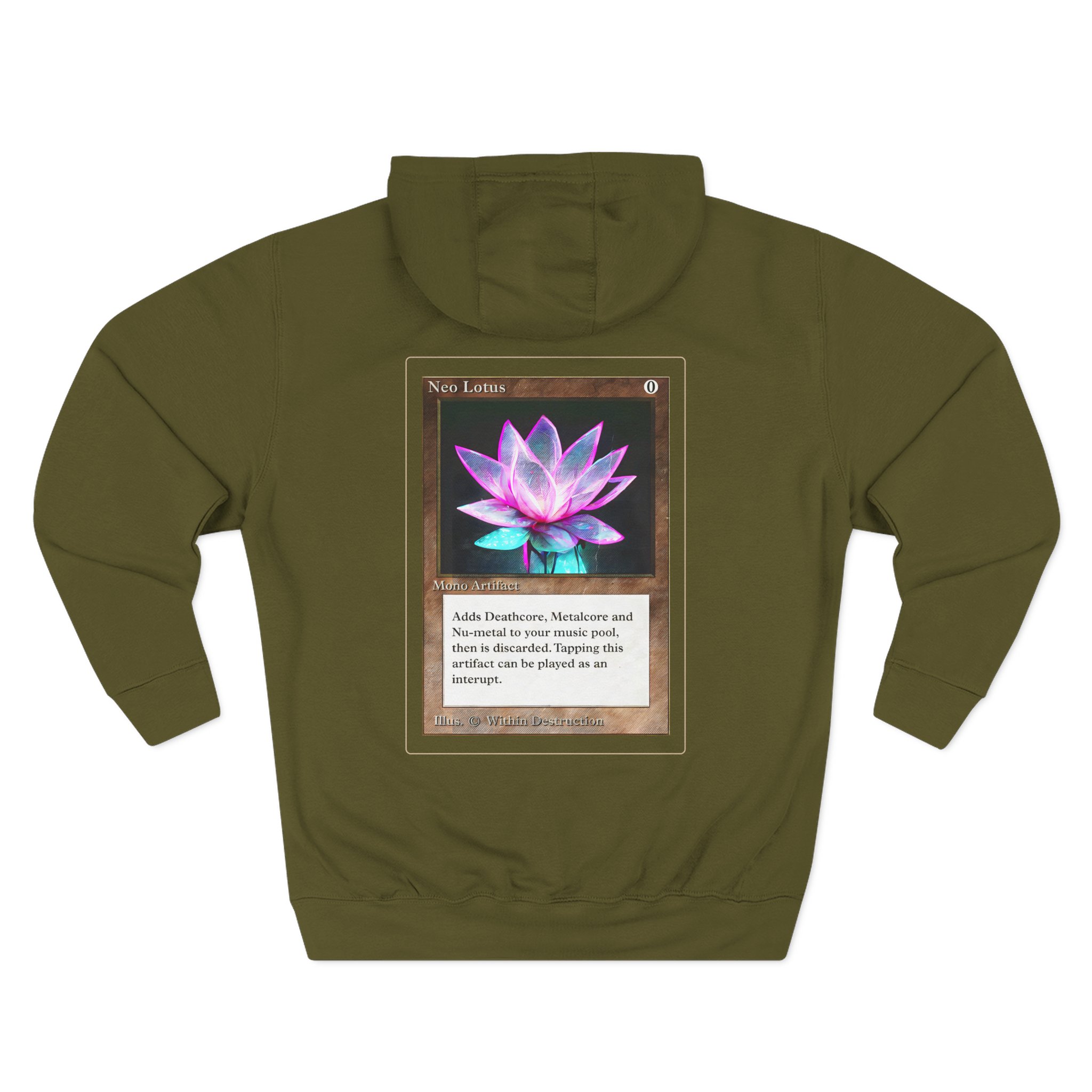 Within Destruction Neo Lotus x MTG Three-Panel Fleece Hoodie