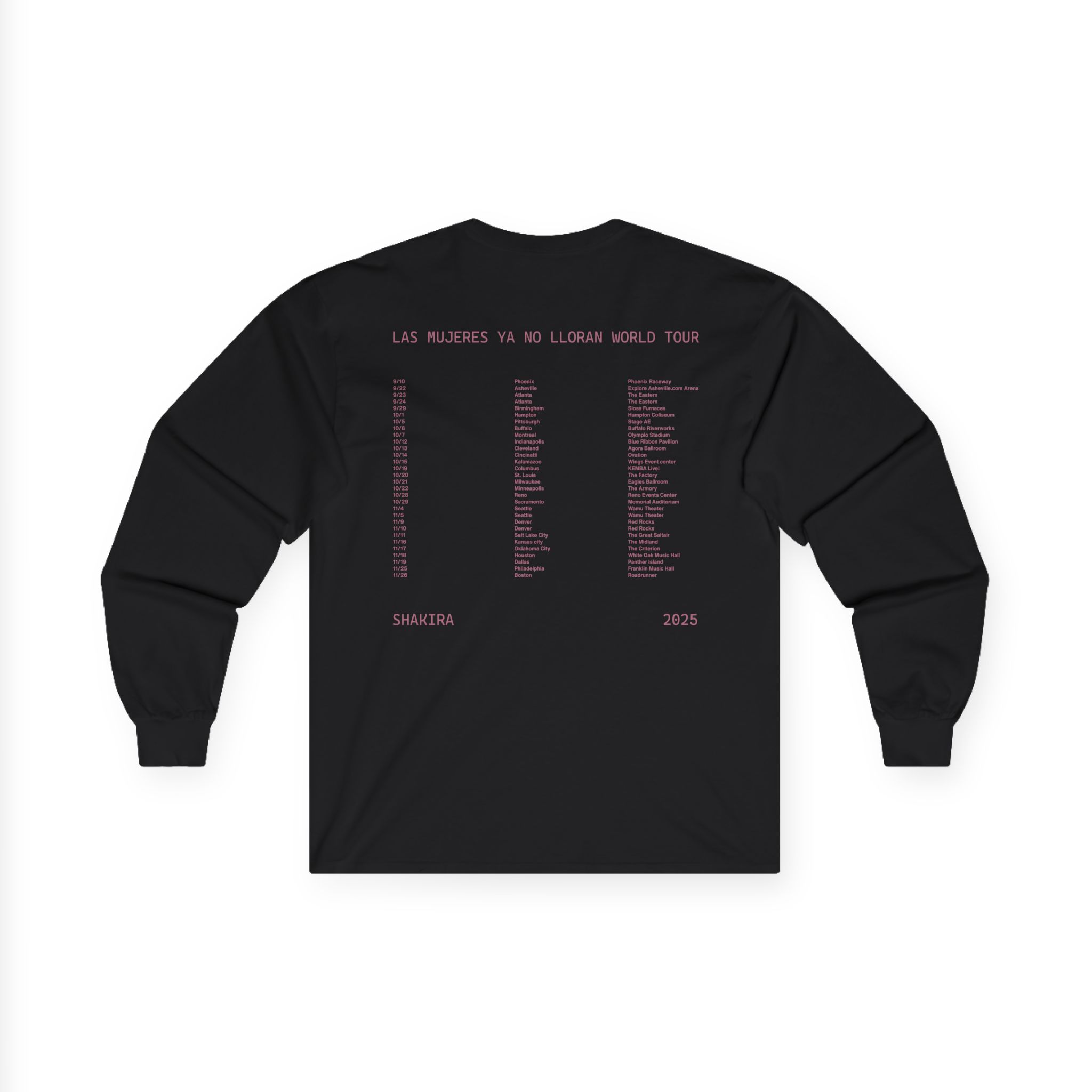 Shakira LMYNL World Tour Unisex Ultra Cotton Long Sleeve Tee