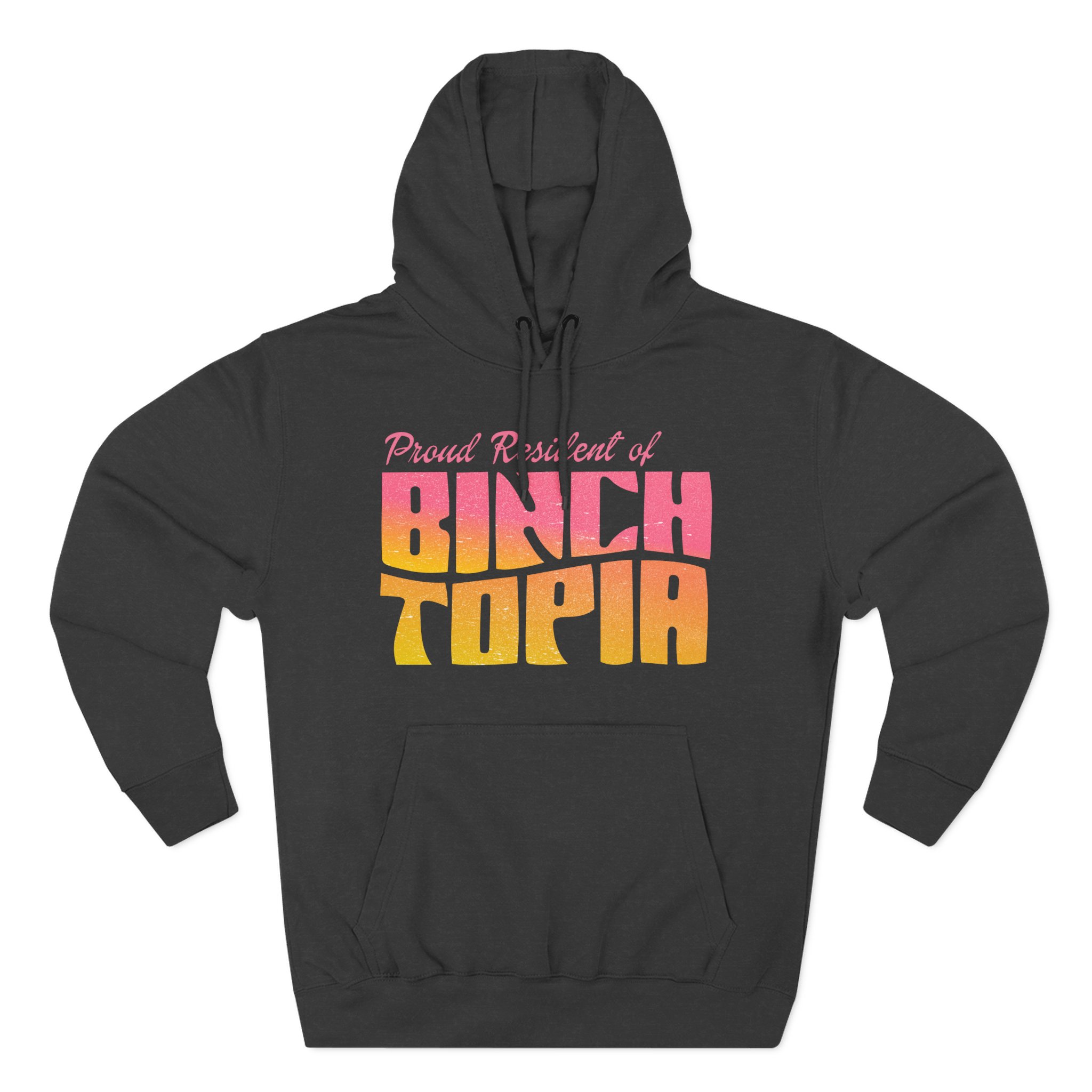 Binchtopia Three-Panel Fleece Hoodie