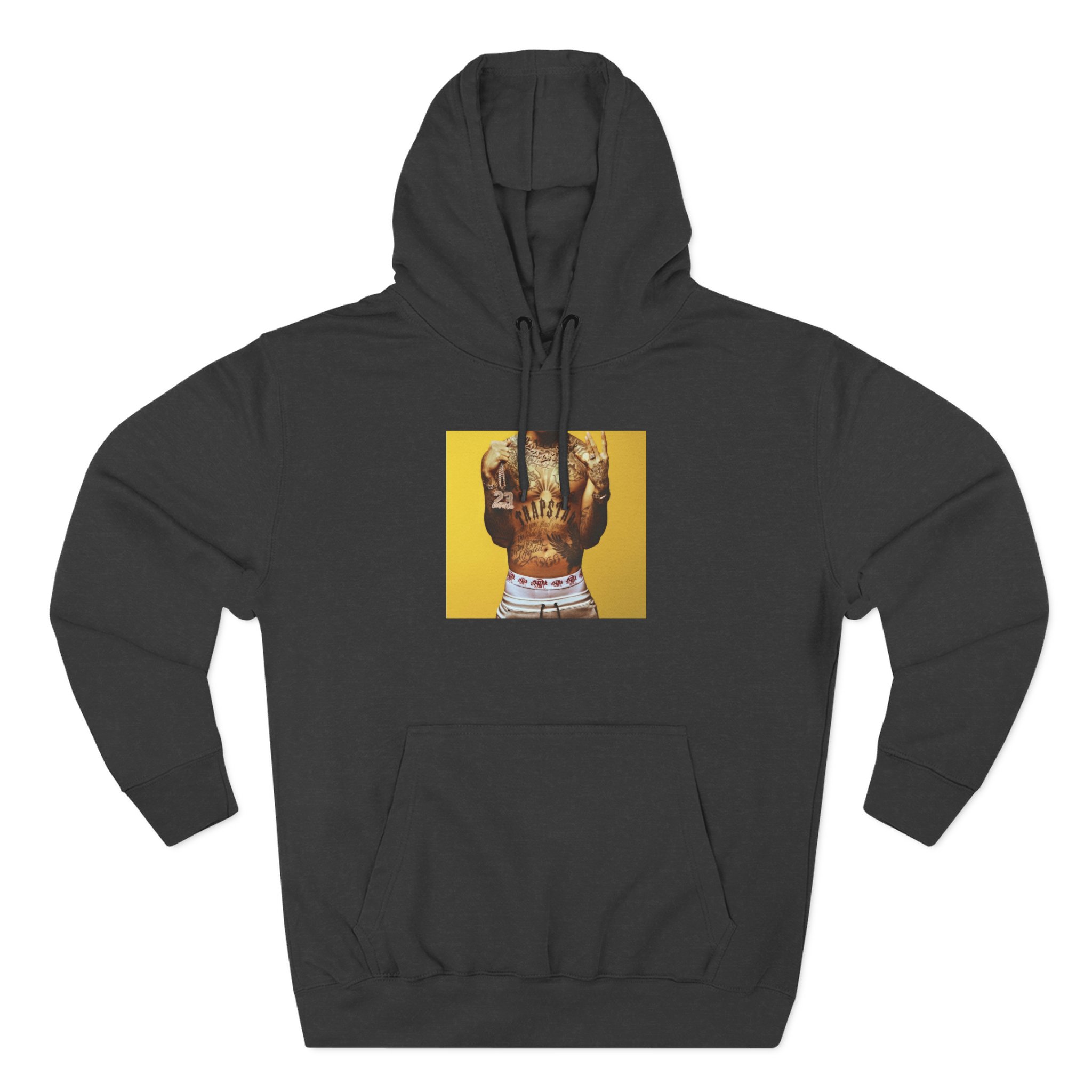 Central Cee UK Drill 23 Album Cover Three-Panel Fleece Hoodie