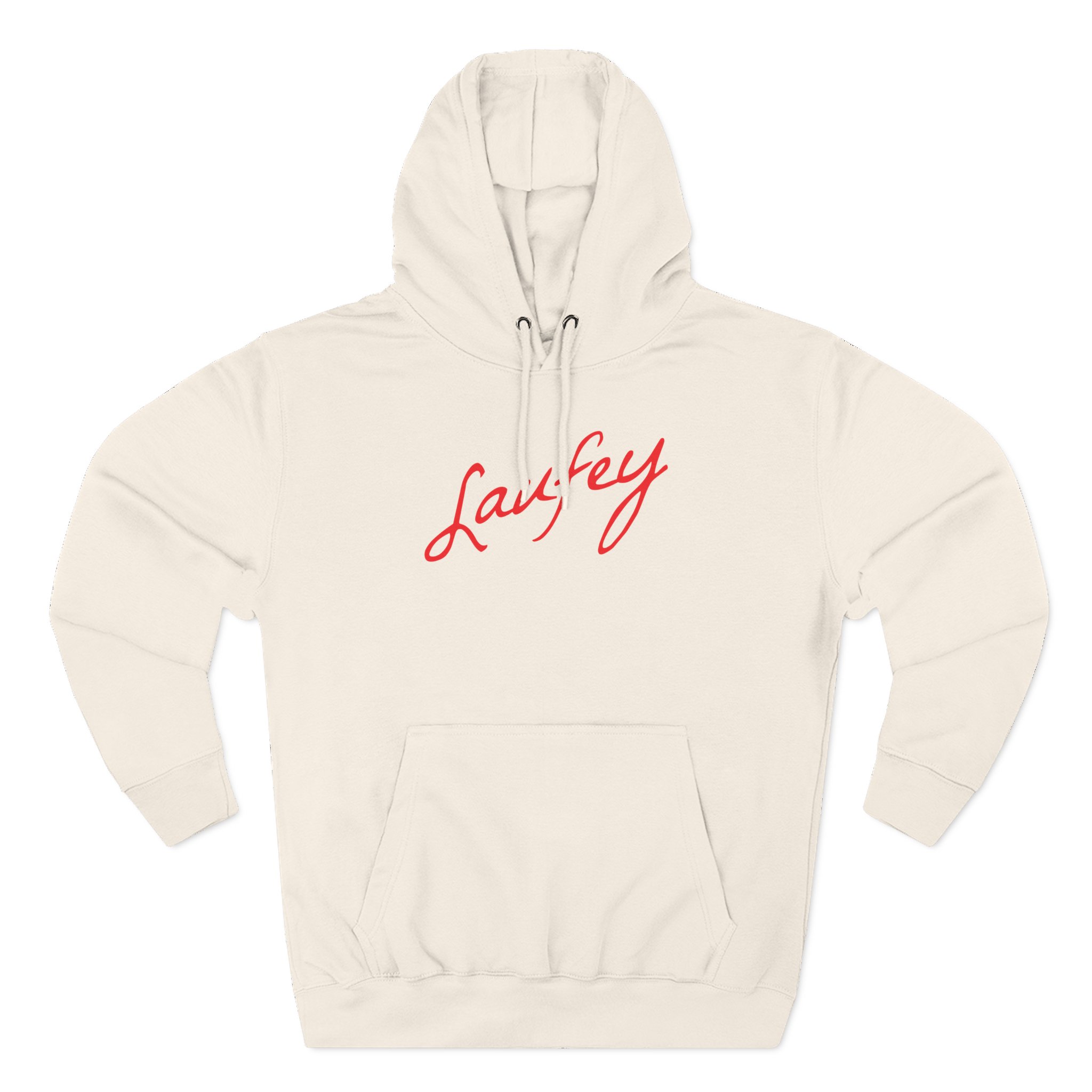 Laufey Embroidered Signature Three-Panel Fleece Hoodie