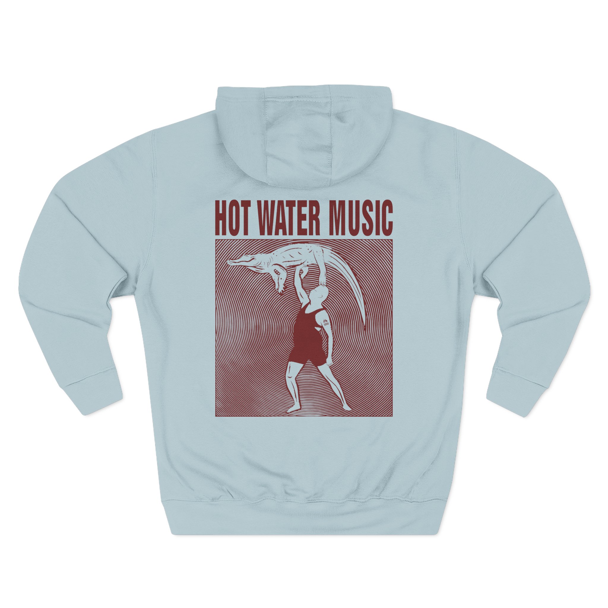 Hot Water Music Florida Man Three-Panel Fleece Hoodie