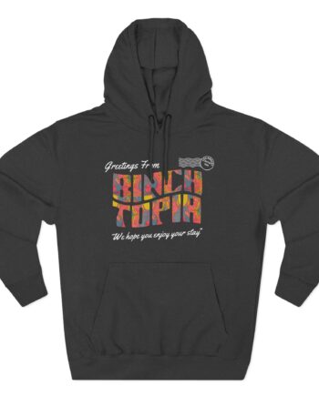 Binchtopia Postcard Three-Panel Fleece Hoodie