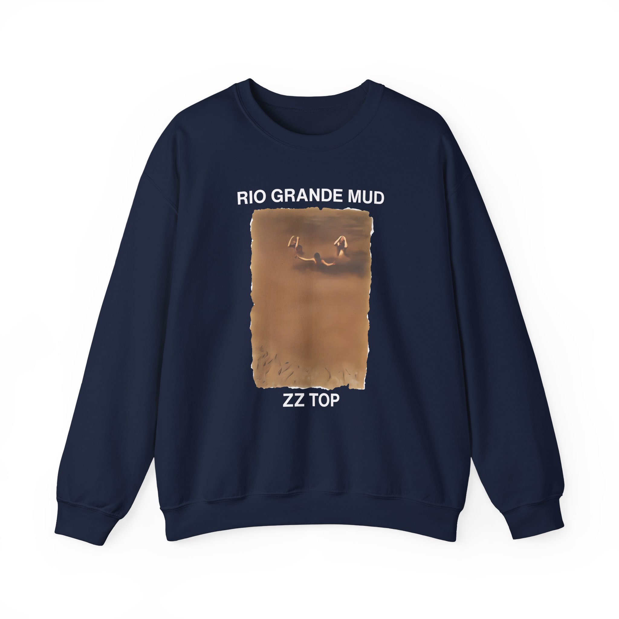 Zz Top Rio Grande Mud Unisex Heavy Blendâ„¢ Crewneck Sweatshirt