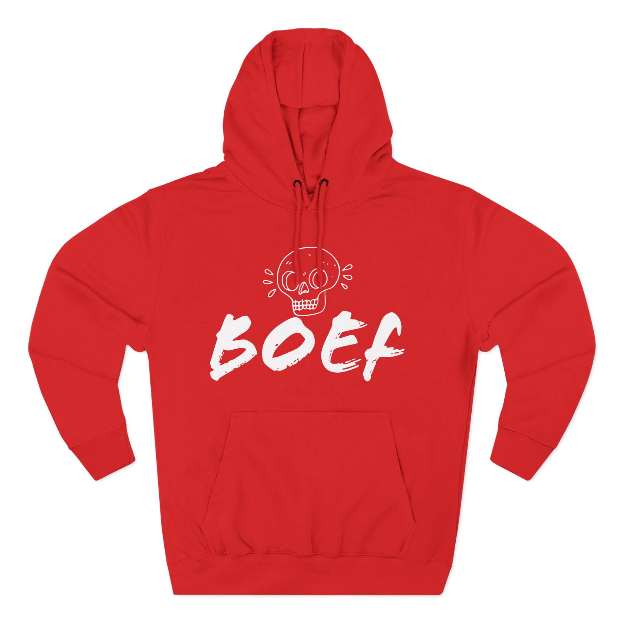 Boef Three-Panel Fleece Hoodie