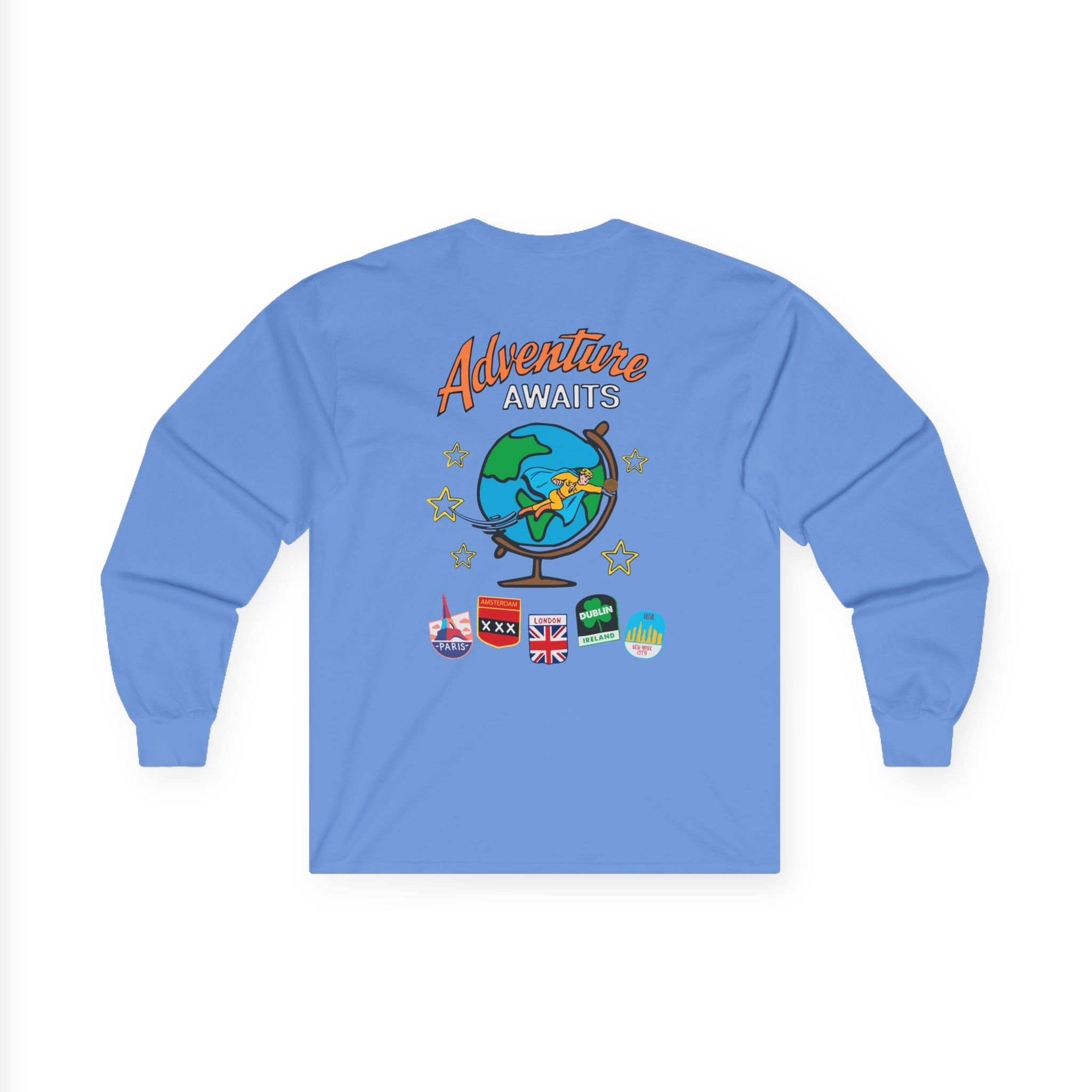 Ryan Trahan One Cent Adventure Awaits Travel Club Unisex Ultra Cotton Long Sleeve Tee