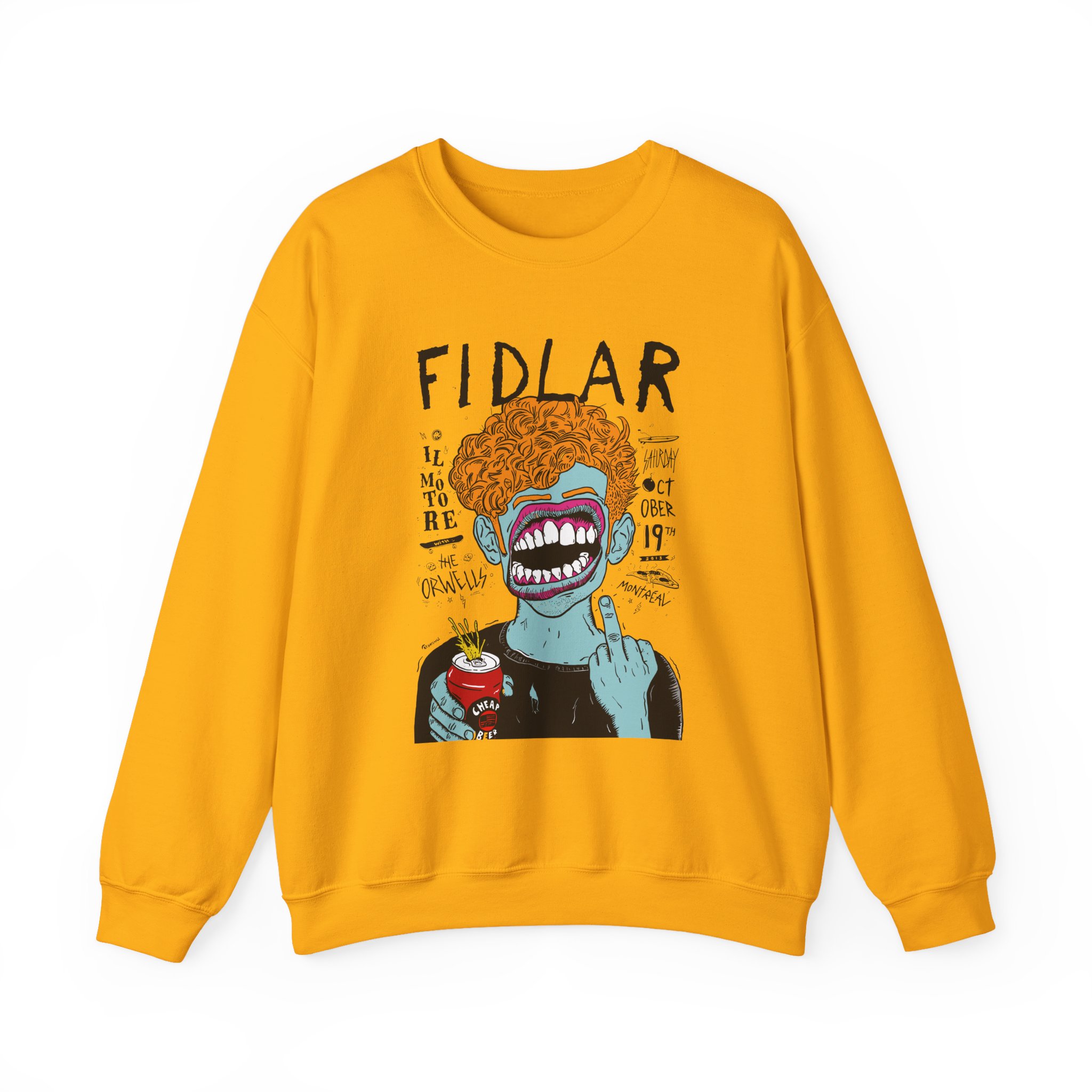 Fidlar Band Rock the Orwells Unisex Heavy Blendâ„¢ Crewneck Sweatshirt