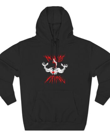 Ultrakill Minos Prime Metal Three-Panel Fleece Hoodie