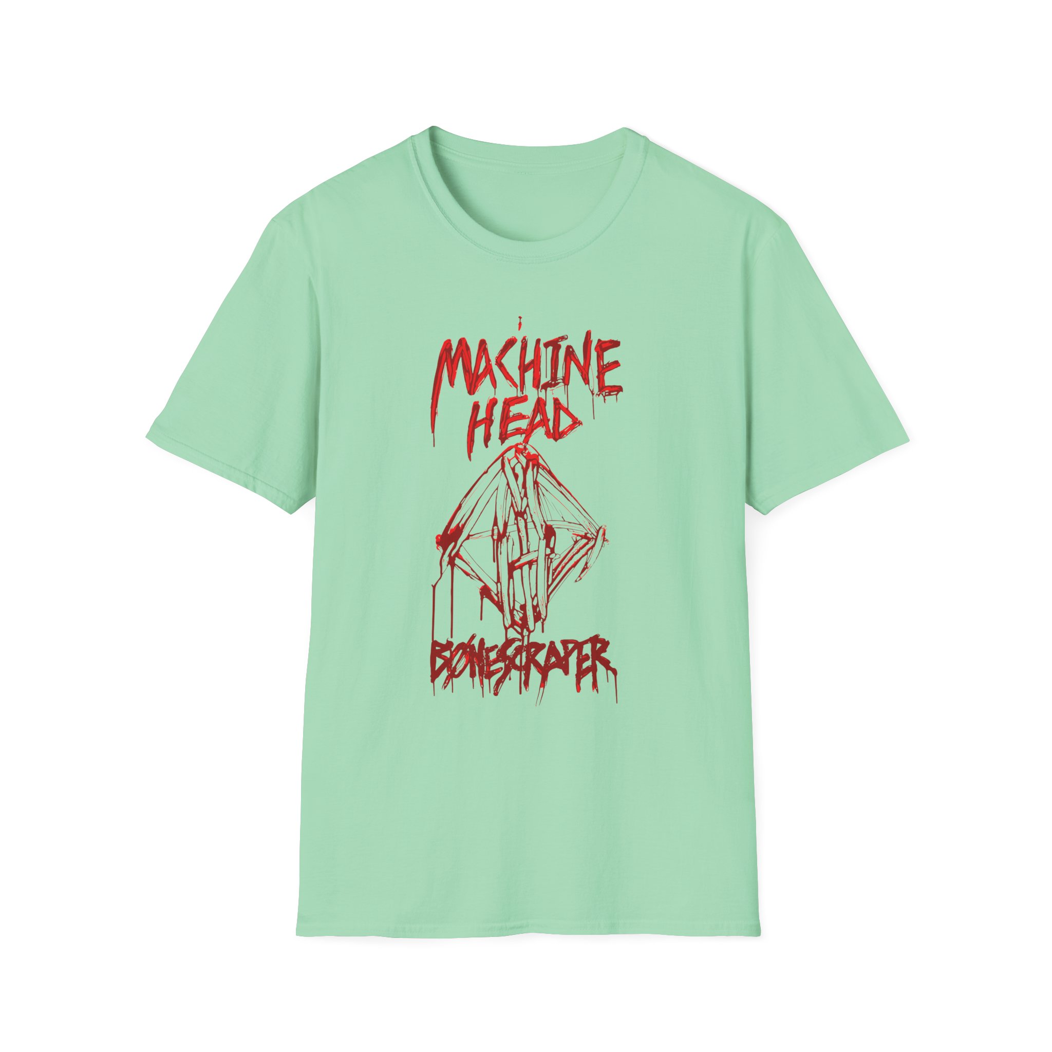 Machine Head Bønescraper Unisex Softstyle T-Shirt