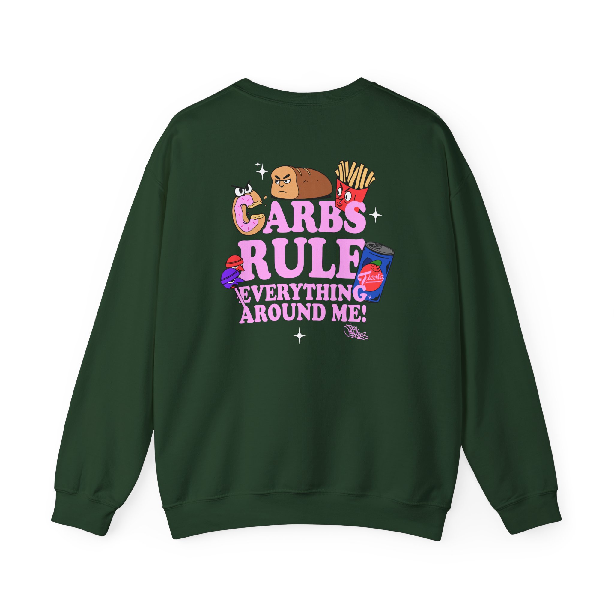 Method Man Carbs Rule Everything Around Me Unisex Heavy Blendâ„¢ Crewneck Sweatshirt
