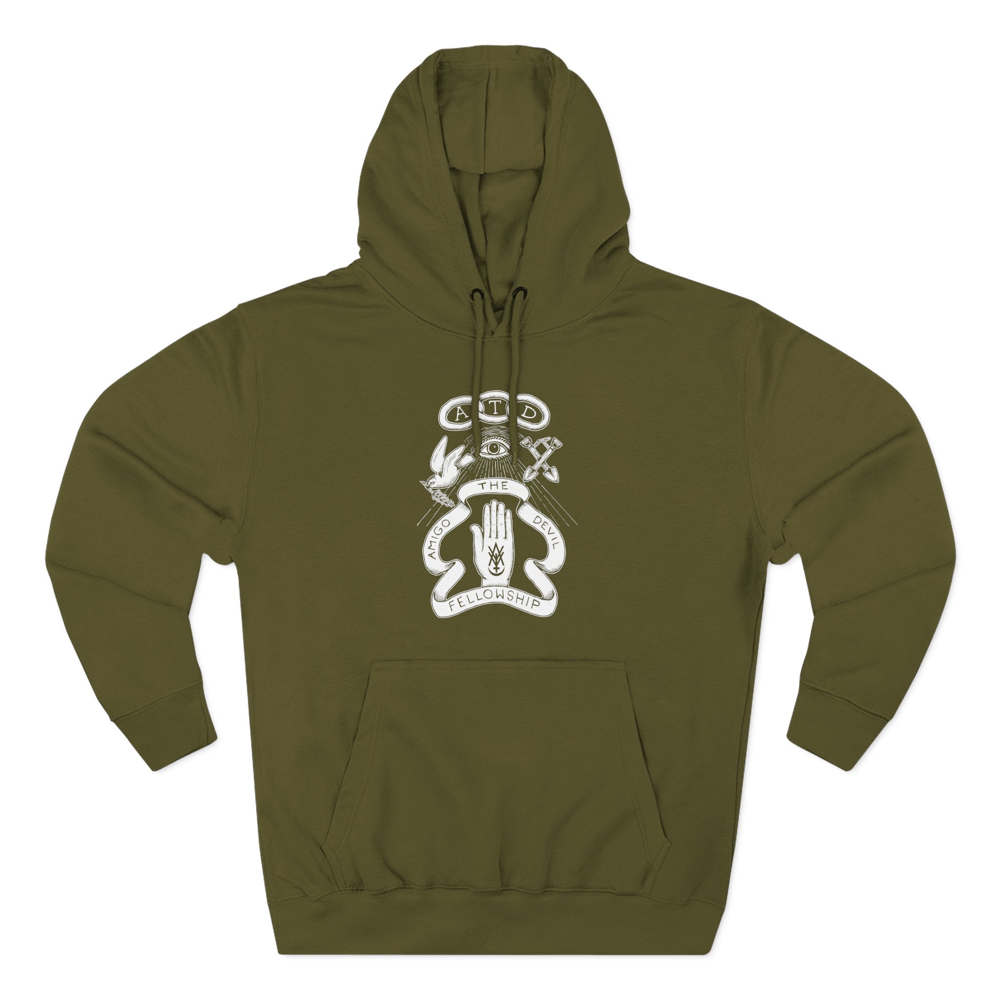 Amigo the Devil Fellowship Three-Panel Fleece Hoodie