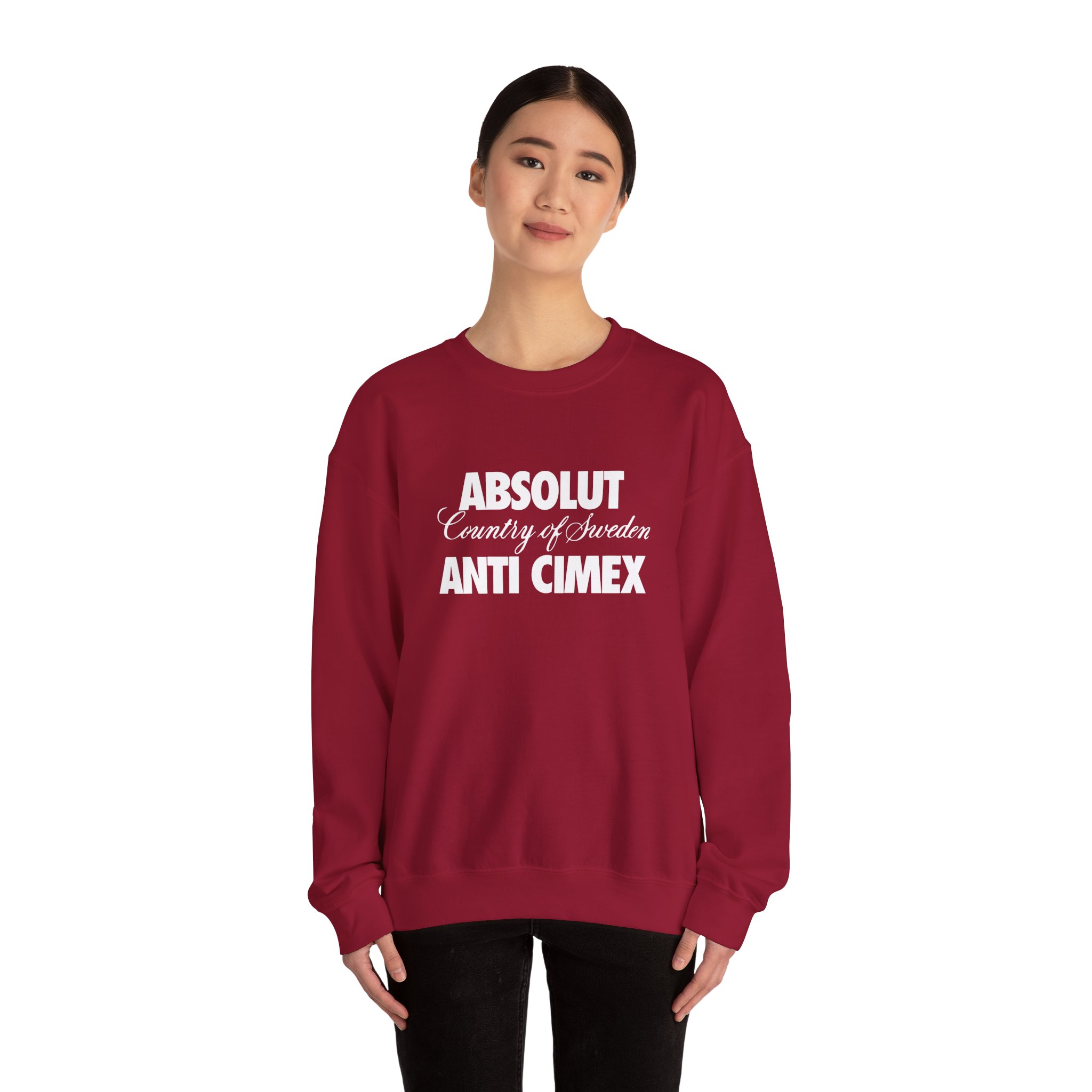 Anti Cimex Absolut Country of Sweden Unisex Heavy Blend Crewneck Sweatshirt