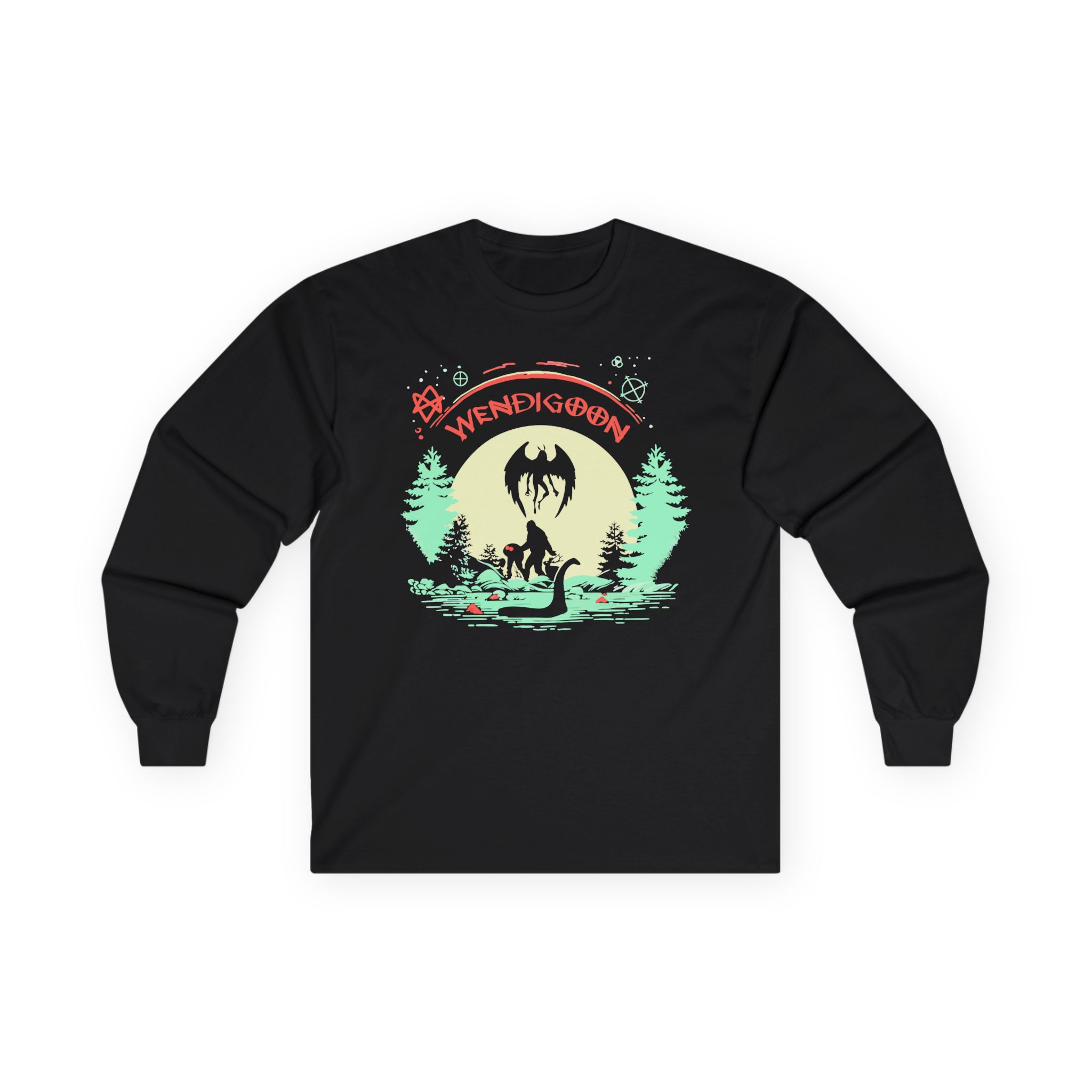 Wendigoon Cryptids on Tour Unisex Ultra Cotton Long Sleeve Tee