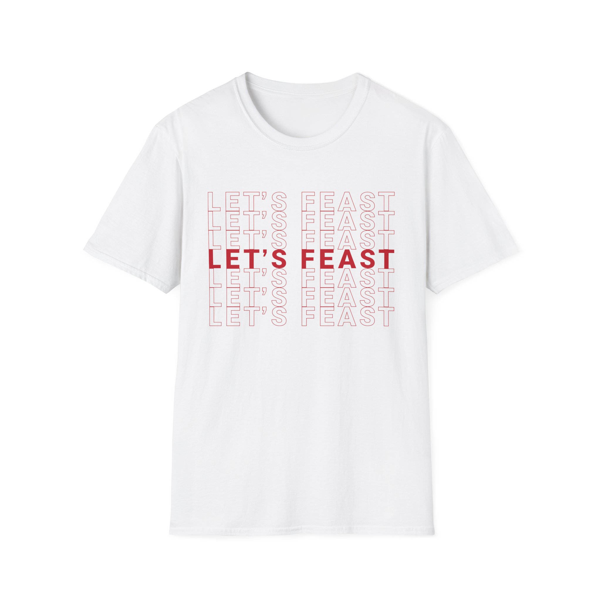 Elyse Myers Let’s Feast Unisex Softstyle T-Shirt